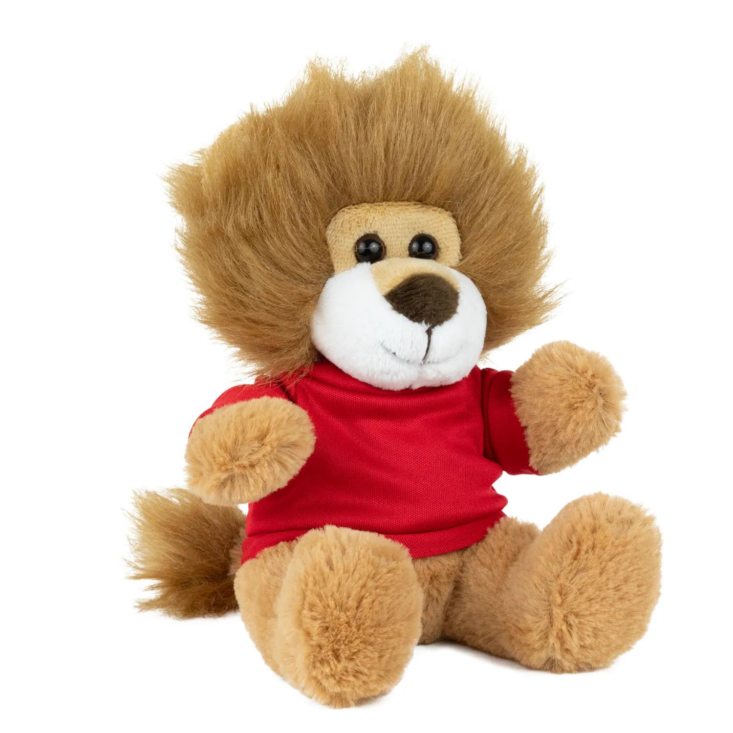 Plush Lion Teddy 6 Inch Polyester with Furry Tail - product view 30