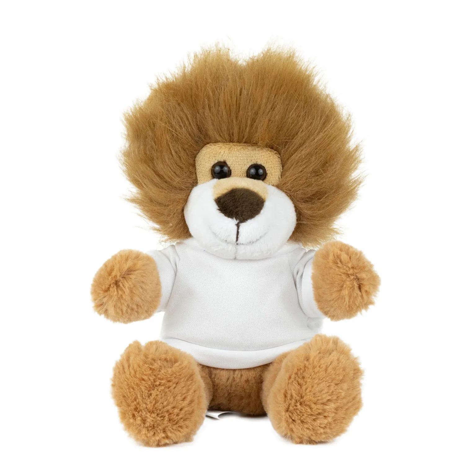 Plush Lion Teddy 6 Inch Polyester with Furry Tail - product view 31