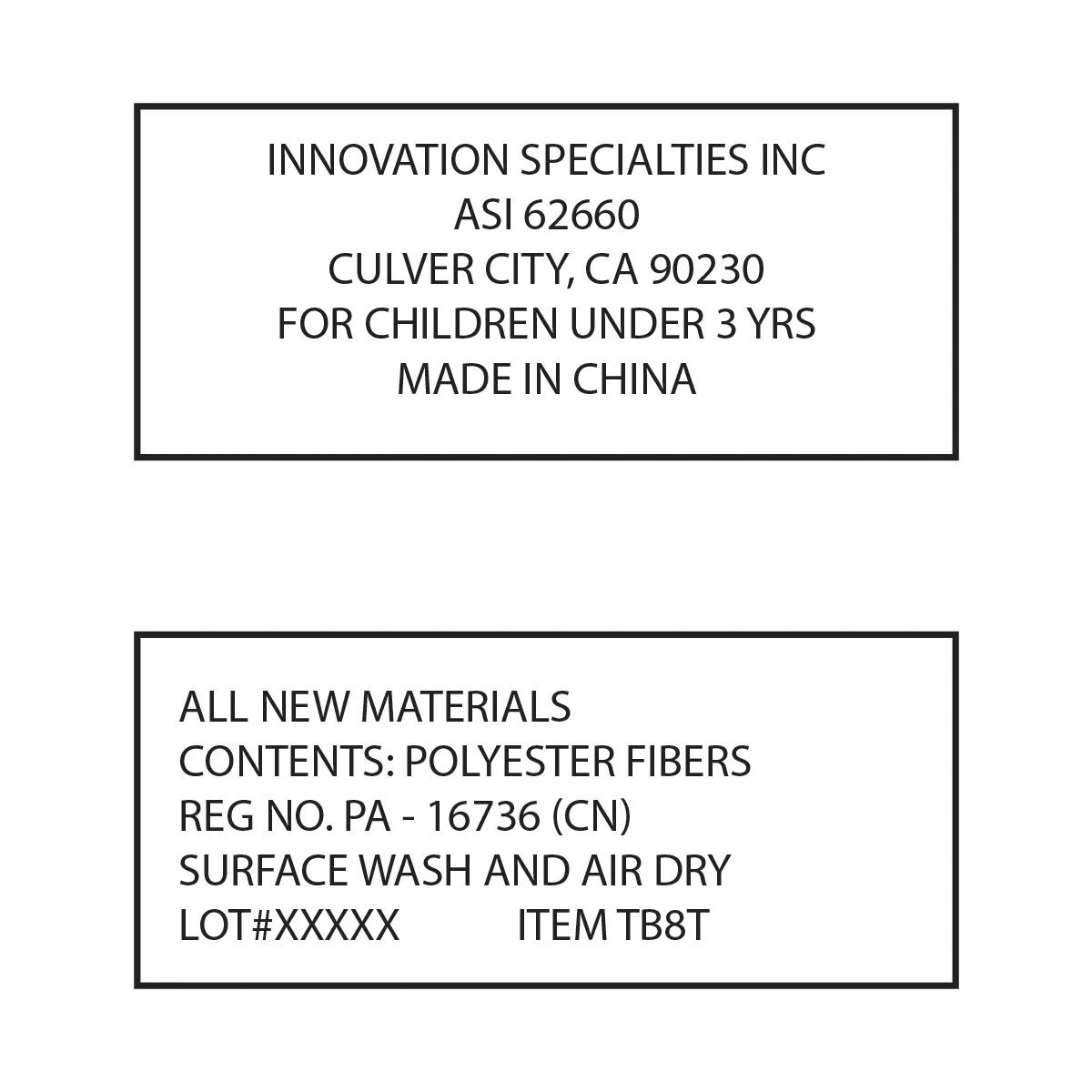 Plush Teddy Bear 8 Inch with T-Shirt Polyester - product view 24