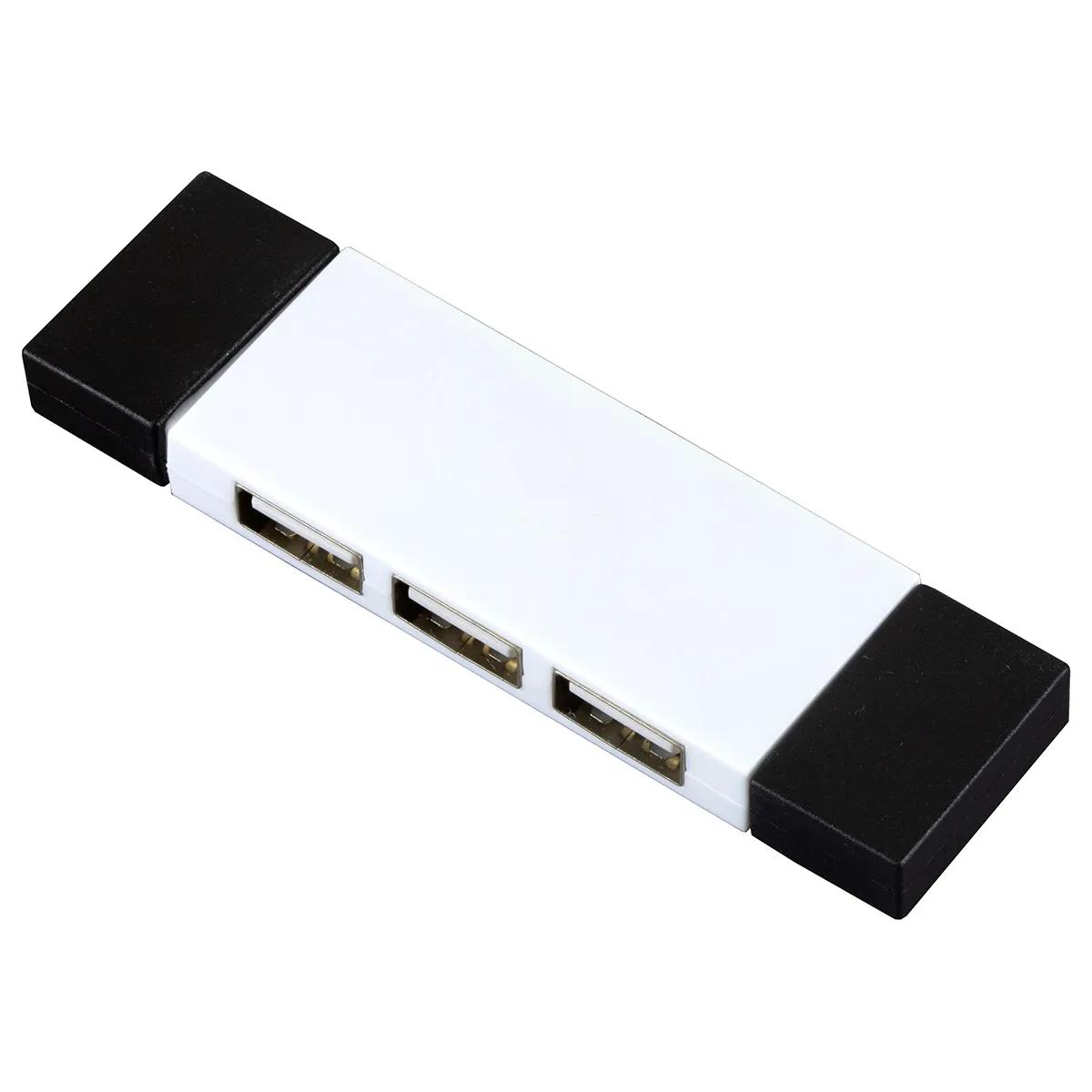 USB Hub 3 Port Mini with Type A Type C Adapter - 3.5 x 1 in - product view 18