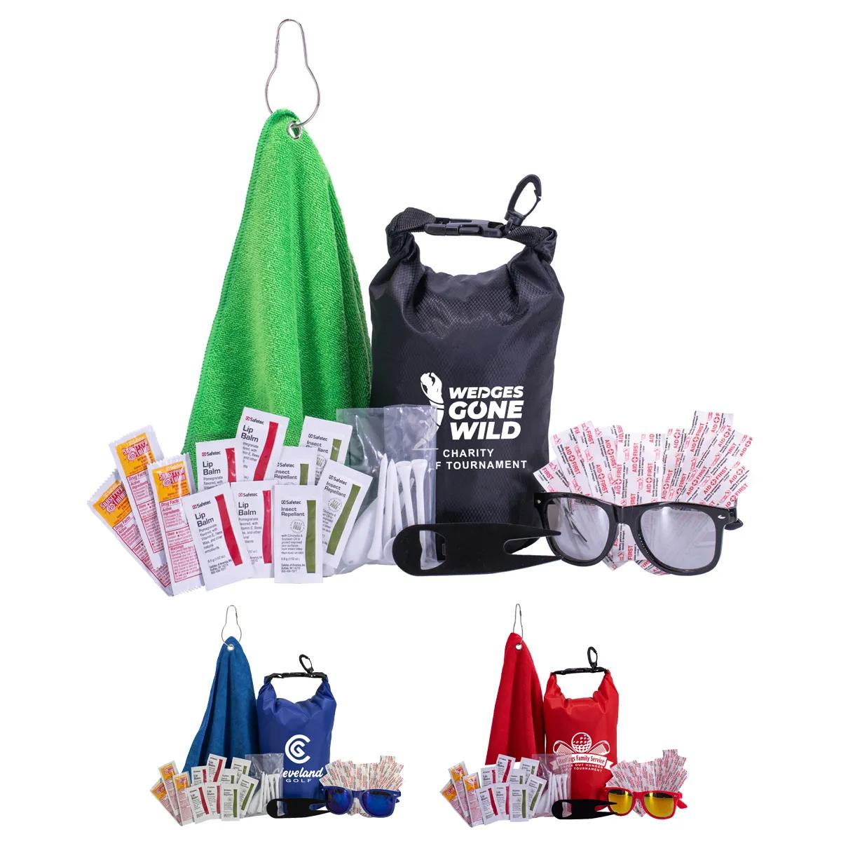 Golf Kit 30-Piece Deluxe Microfiber Dry Bag - 7 x 11 in