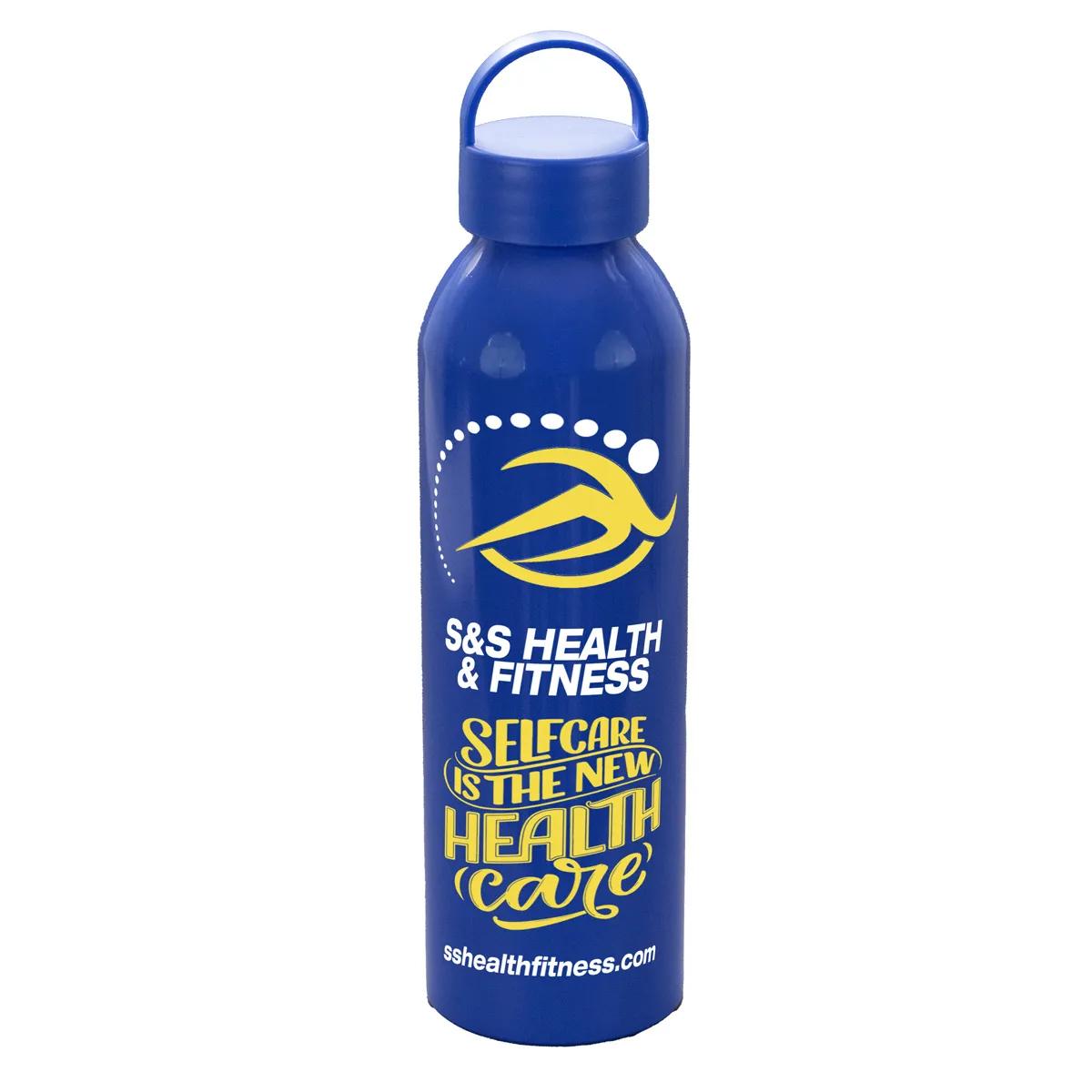 Aluminum Water Bottle Recycled Carry Lid - 22 oz (9 x 2.5 in) - product view 2