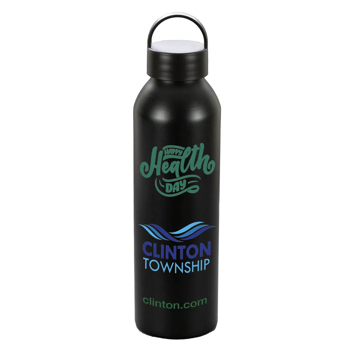 Aluminum Water Bottle Recycled Carry Lid - 22 oz (9 x 2.5 in) - product view 5