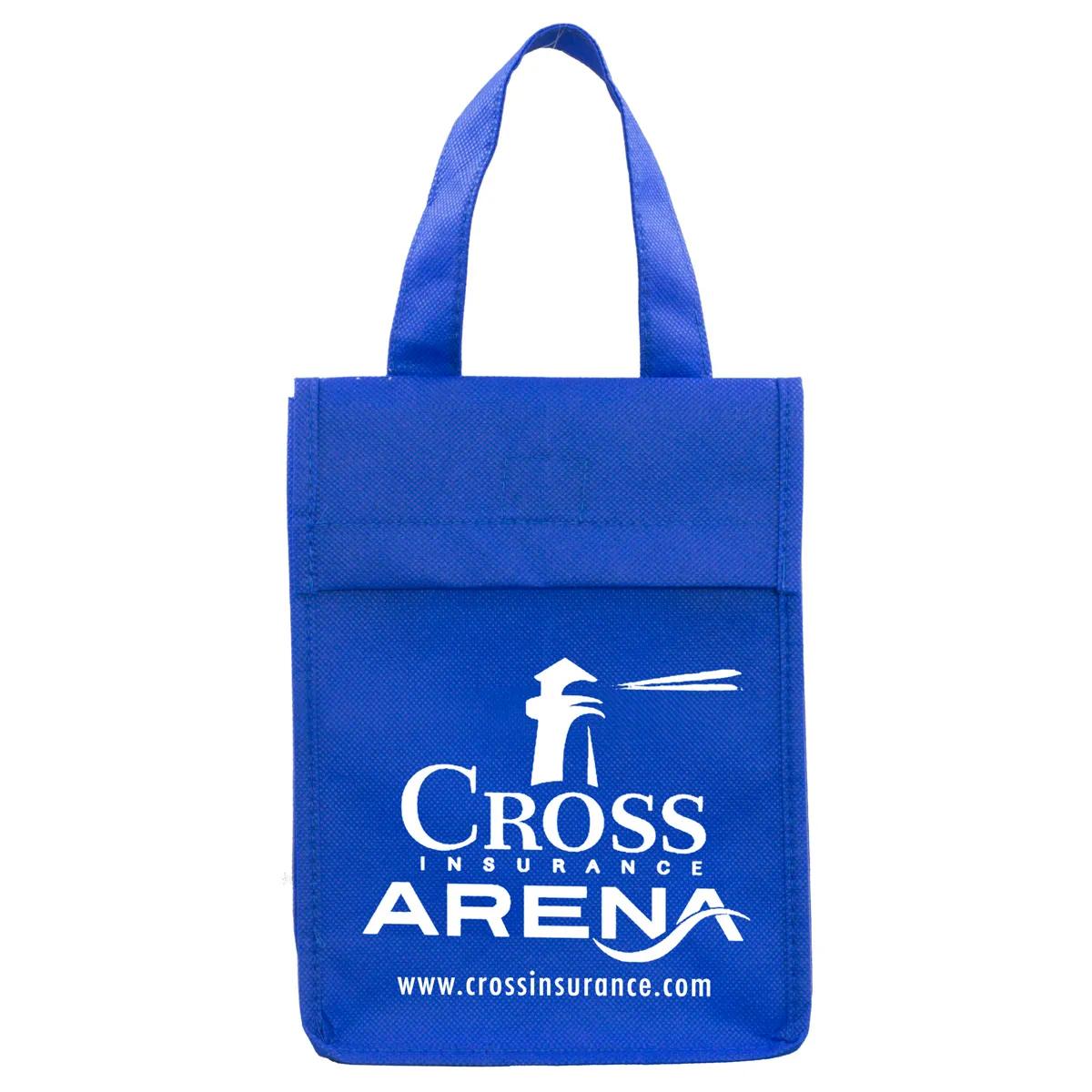 Lunch Tote Bag Non-Woven Polypropylene - 6.5 x 9 x 3.5 in - product view 3