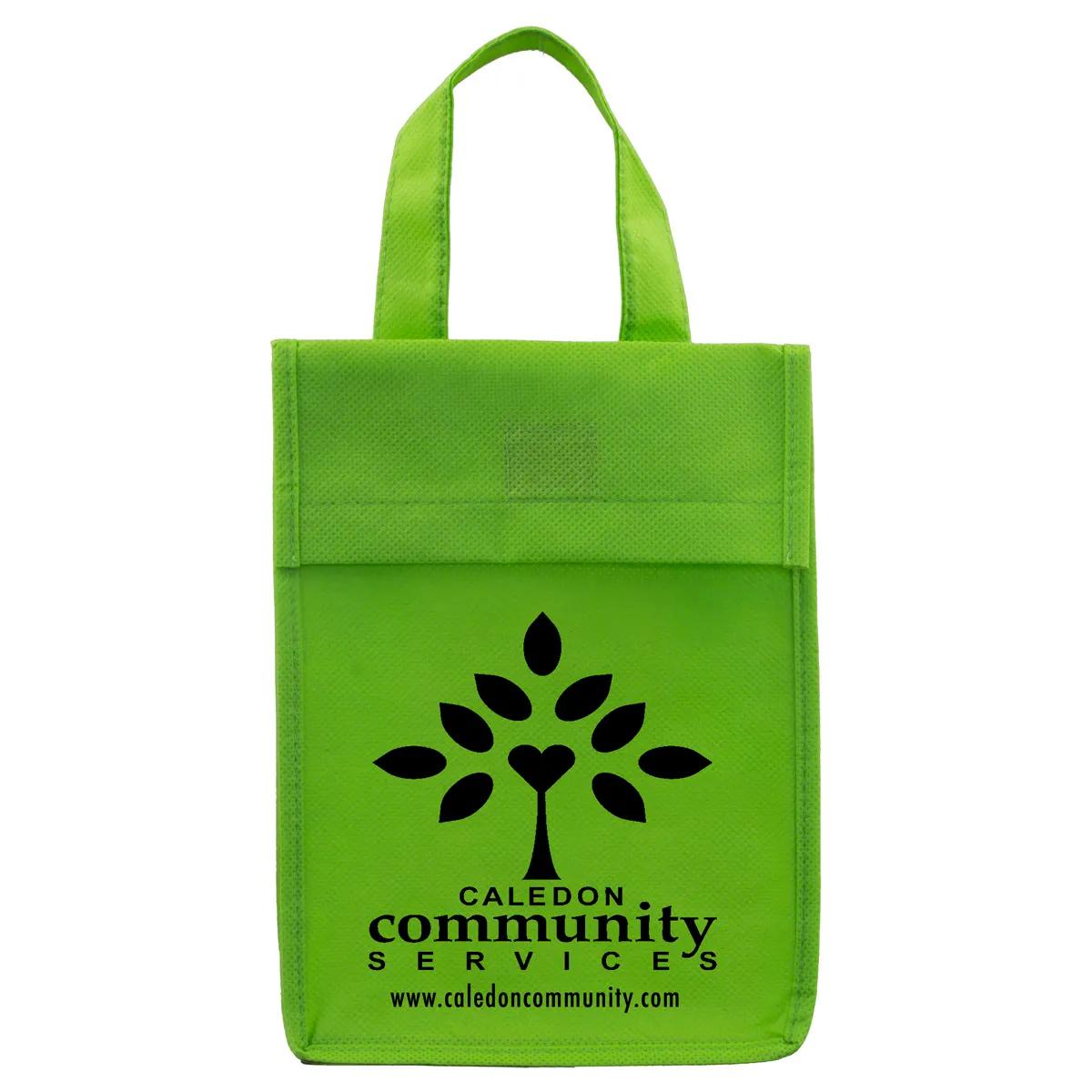Lunch Tote Bag Non-Woven Polypropylene - 6.5 x 9 x 3.5 in - product view 4
