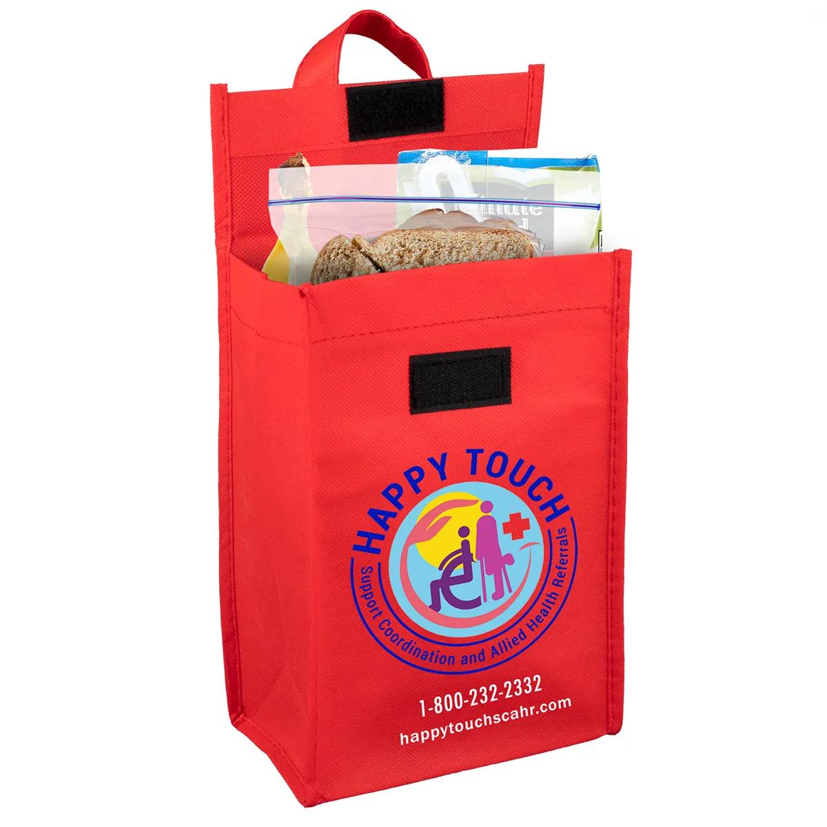 Lunch Tote Bag Non-Woven Polypropylene - 6.5 x 9 x 3.5 in - product view 7