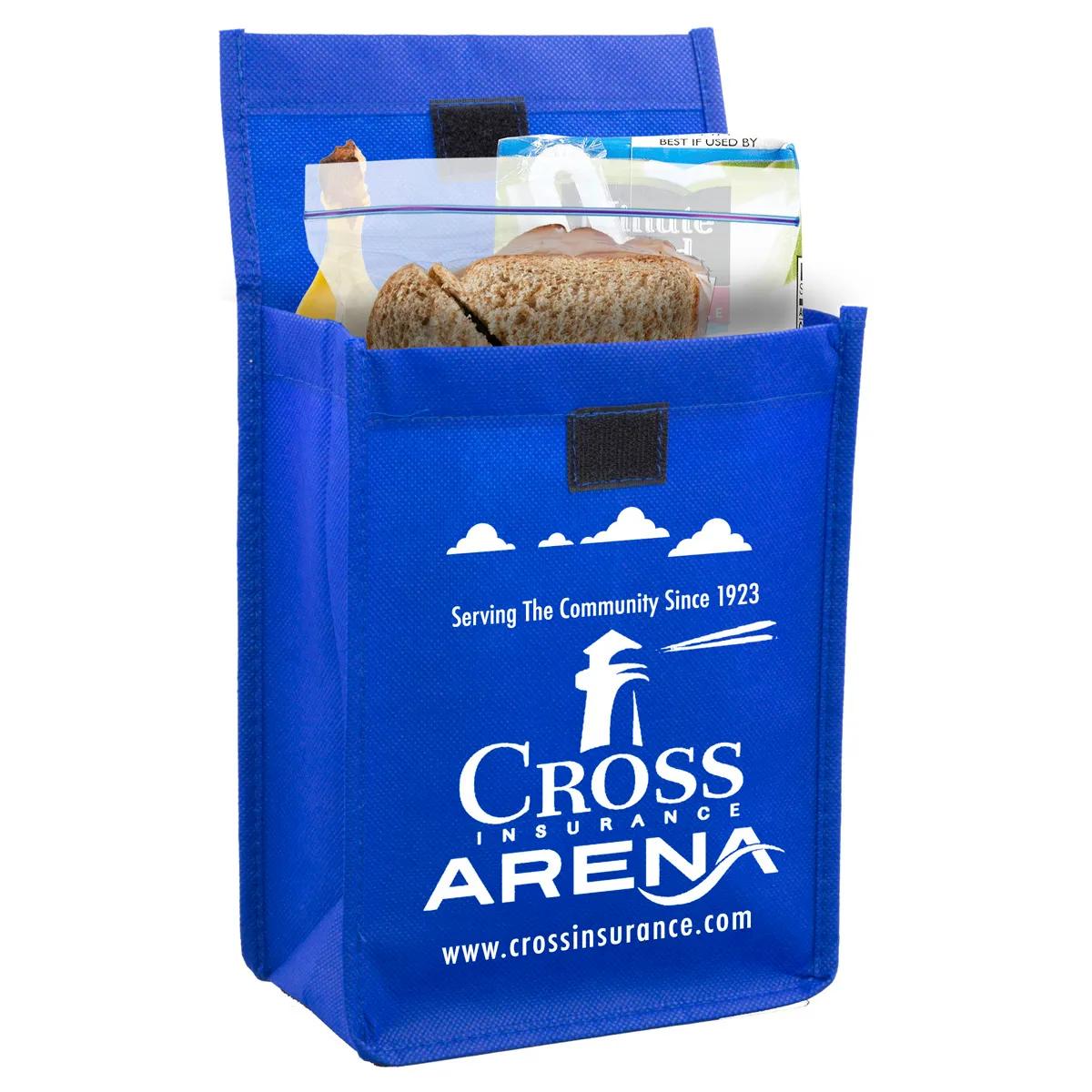 Lunch Tote Bag Non-Woven Polypropylene - 6.5 x 9 x 3.5 in - product view 8