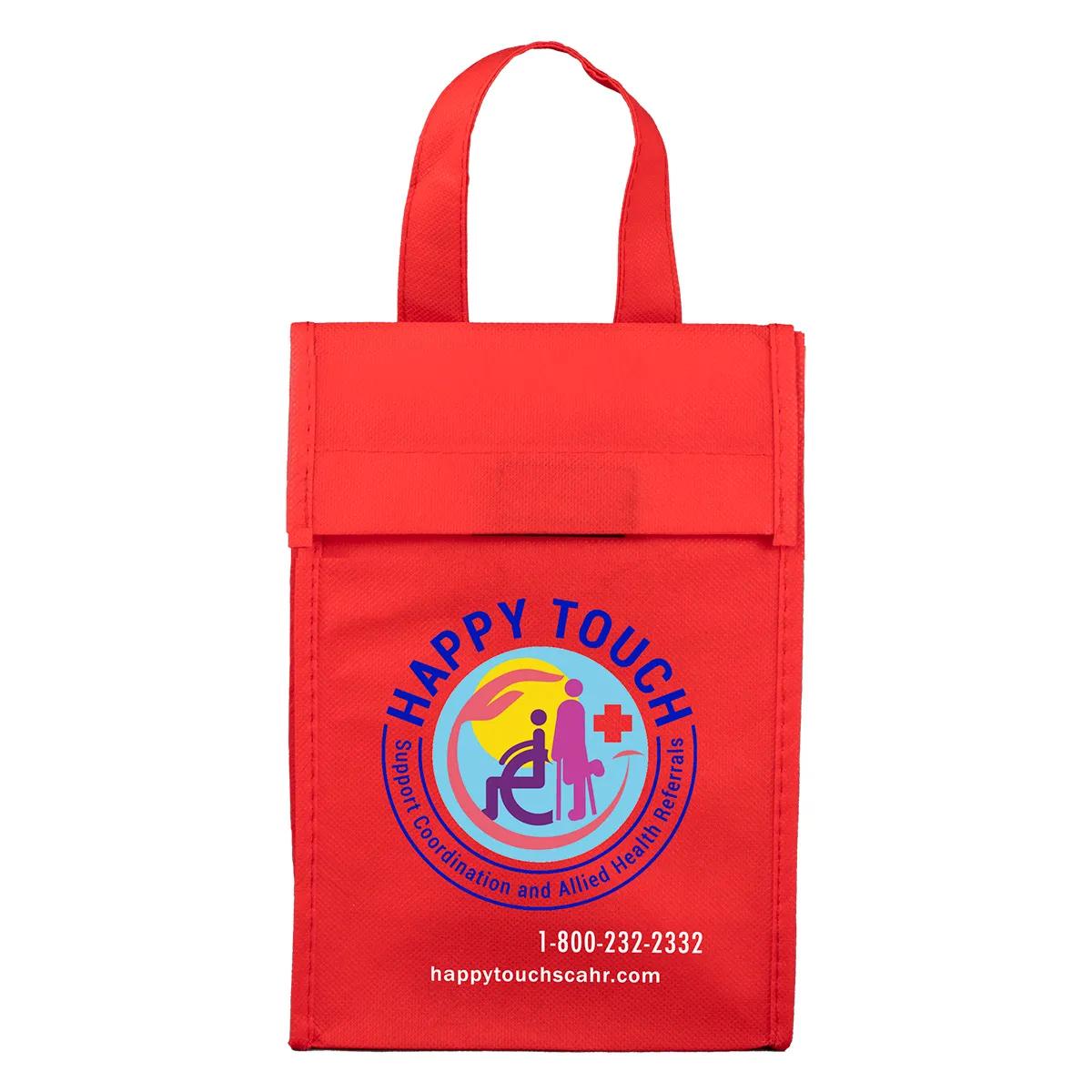 Lunch Tote Bag Non-Woven Polypropylene - 6.5 x 9 x 3.5 in - product view 10