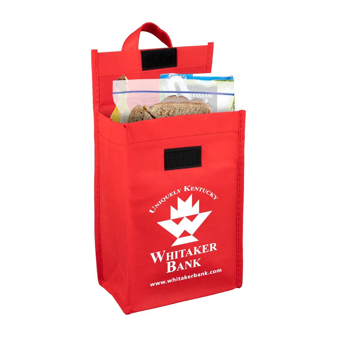 Lunch Tote Bag Non-Woven Polypropylene - 6.5 x 9 x 3.5 in - product view 18