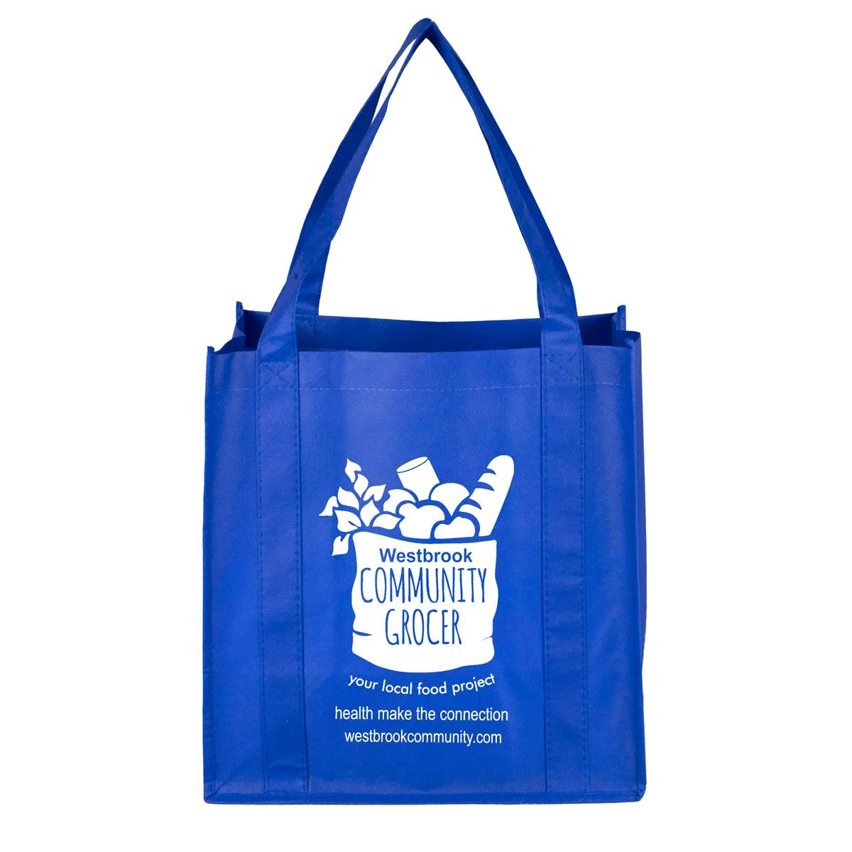 Grocery Shopping Tote Bag Non-Woven 8-Inch Gusset - 12.5 x 13 in - product view 5