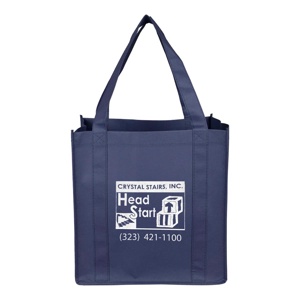 Grocery Shopping Tote Bag Non-Woven 8-Inch Gusset - 12.5 x 13 in - product view 6