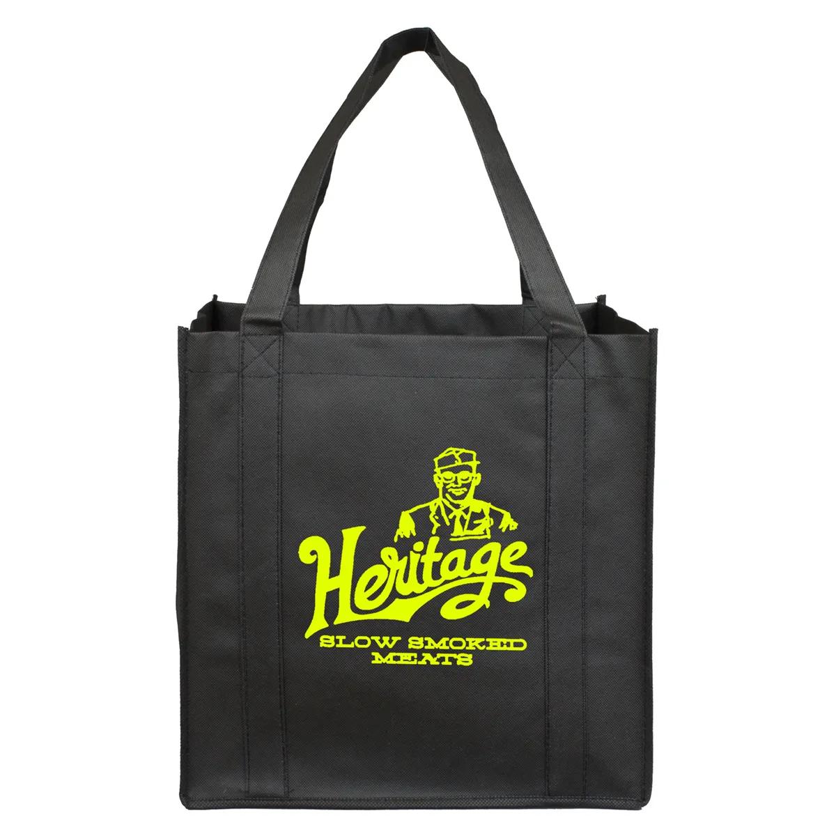 Grocery Shopping Tote Bag Non-Woven 8-Inch Gusset - 12.5 x 13 in - product view 7