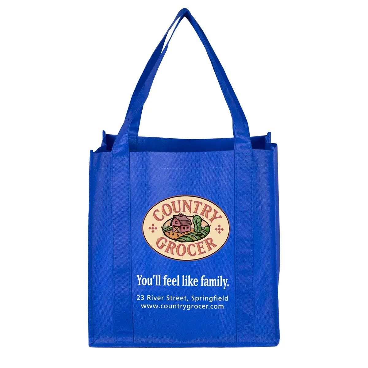 Grocery Shopping Tote Bag Non-Woven 8-Inch Gusset - 12.5 x 13 in - product view 13
