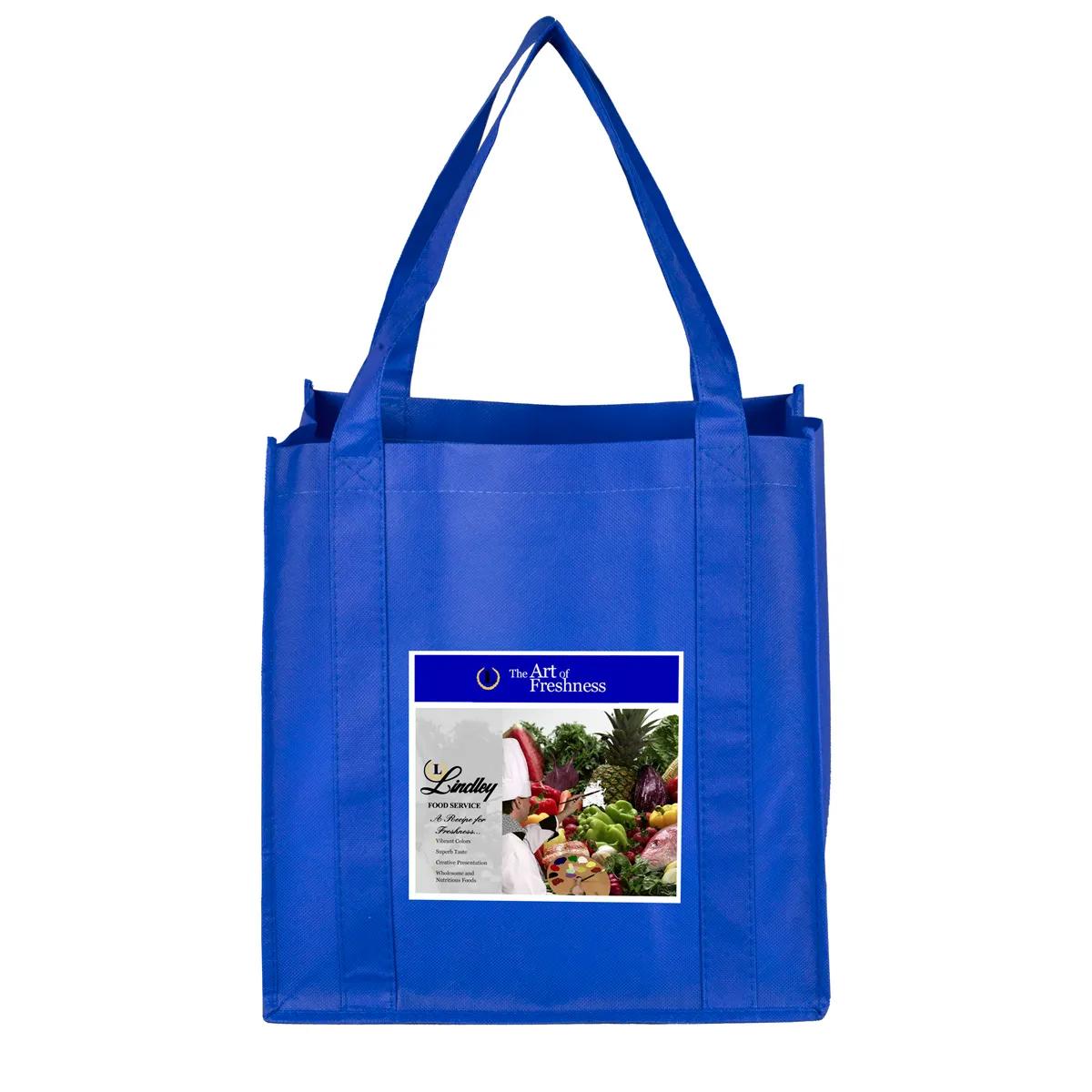 Grocery Shopping Tote Bag Non-Woven 8-Inch Gusset - 12.5 x 13 in - product view 14