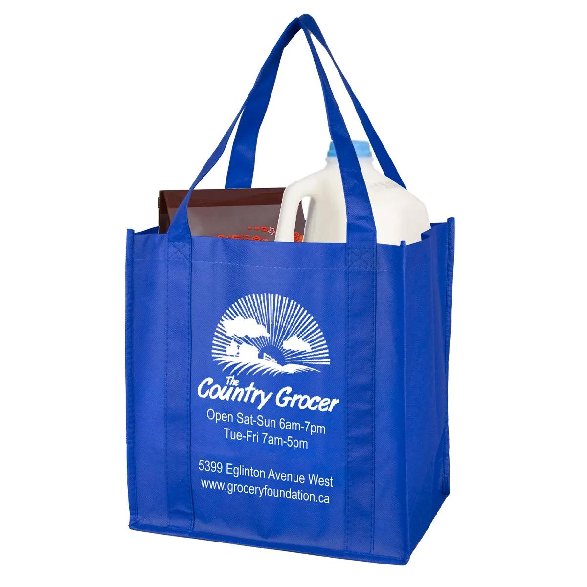 Grocery Shopping Tote Bag Non-Woven 8-Inch Gusset - 12.5 x 13 in - product view 16