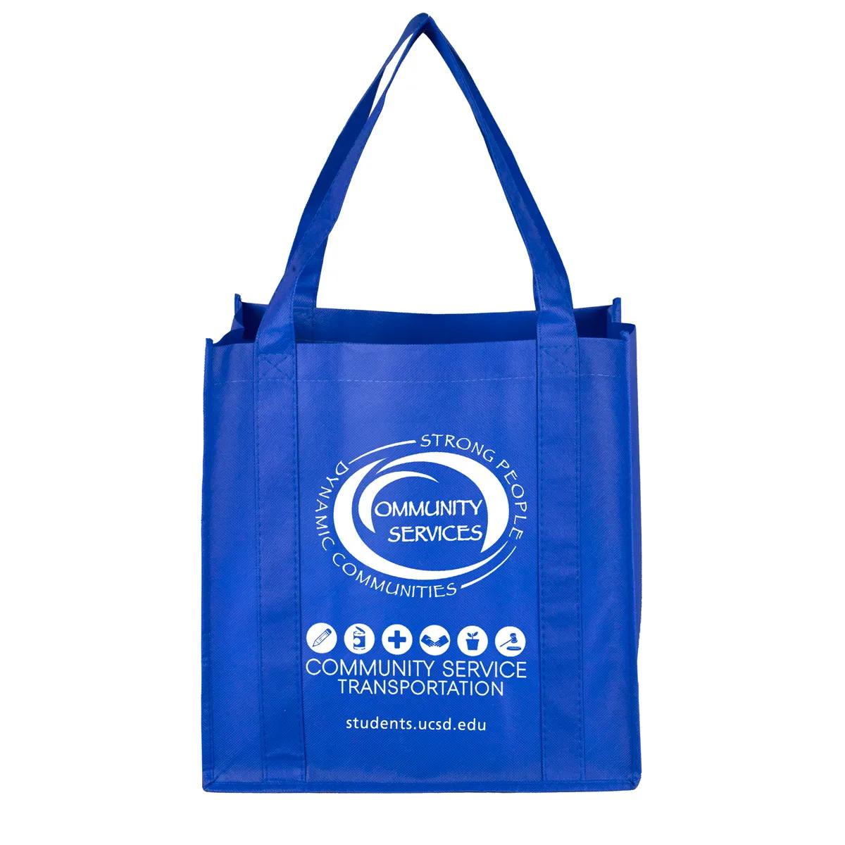 Grocery Shopping Tote Bag Non-Woven 8-Inch Gusset - 12.5 x 13 in - product view 22