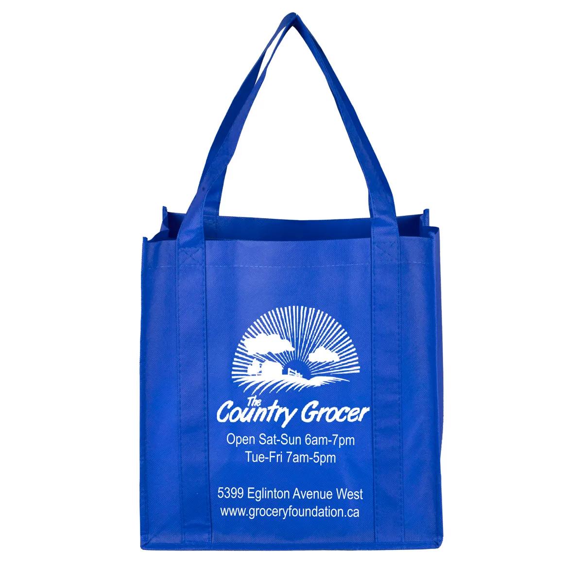 Grocery Shopping Tote Bag Non-Woven 8-Inch Gusset - 12.5 x 13 in - product view 23