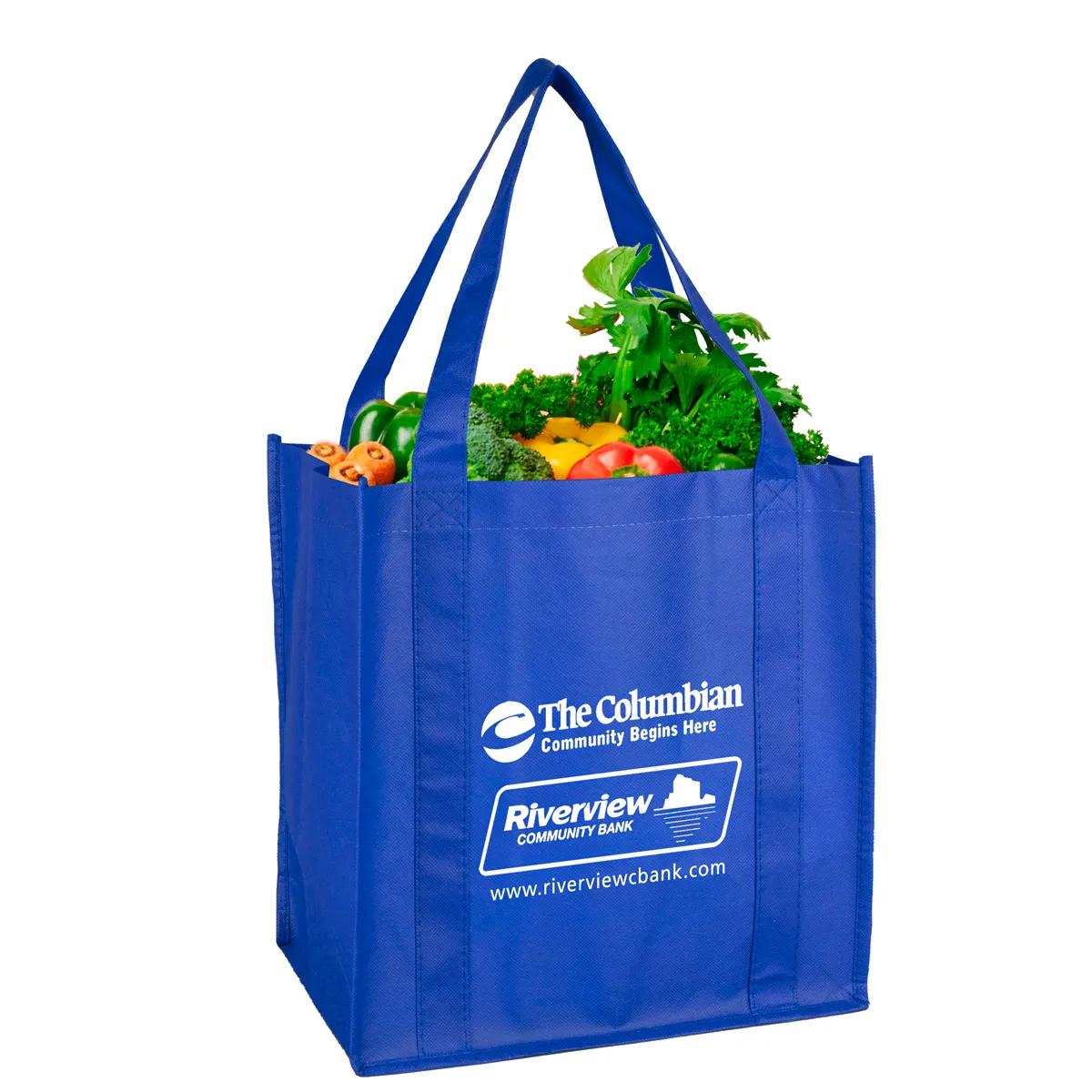 Grocery Shopping Tote Bag Non-Woven 8-Inch Gusset - 12.5 x 13 in - product view 27