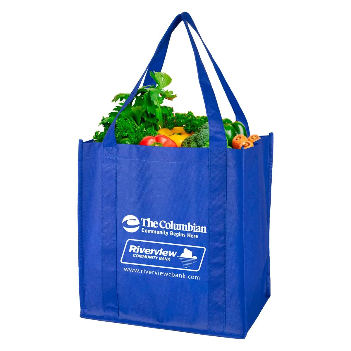 Grocery Shopping Tote Bag Non-Woven 8-Inch Gusset - 12.5 x 13 in - product view 28