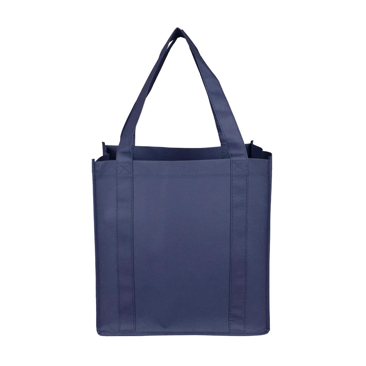 Grocery Shopping Tote Bag Non-Woven 8-Inch Gusset - 12.5 x 13 in - product view 32