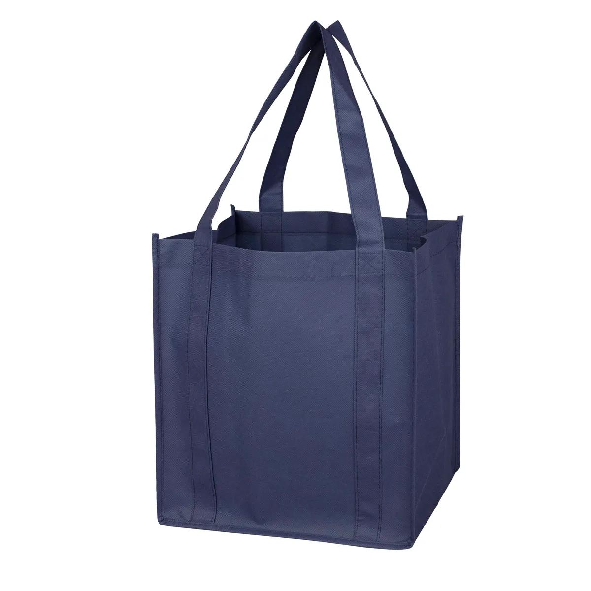 Grocery Shopping Tote Bag Non-Woven 8-Inch Gusset - 12.5 x 13 in - product view 34