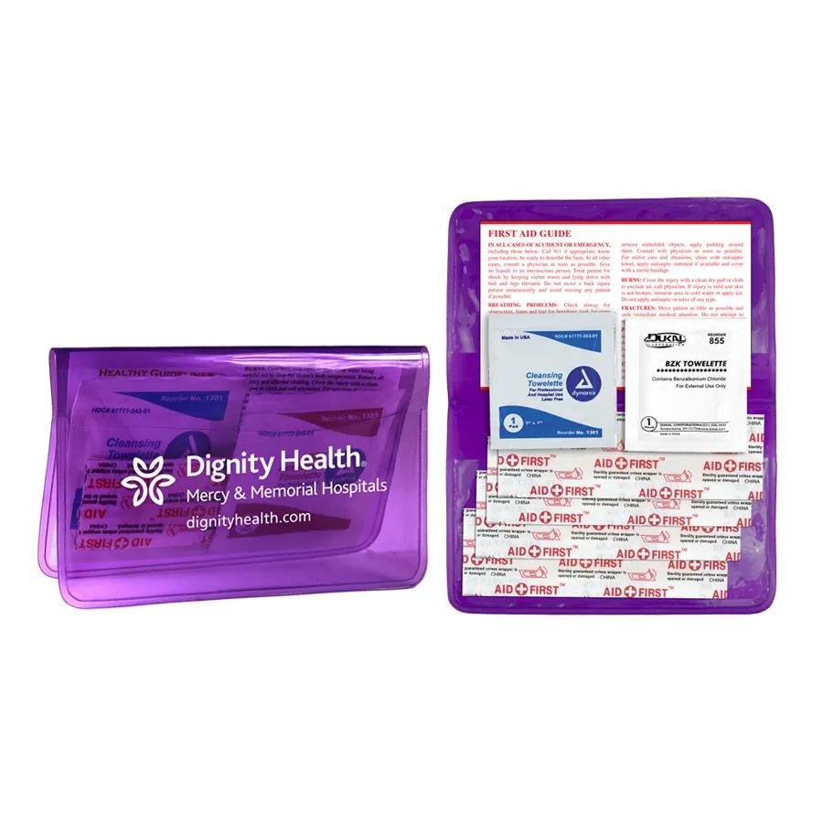 First Aid Kit Economy 7 Piece Vinyl Pouch - 4.5 x 2.9 in - product view 3