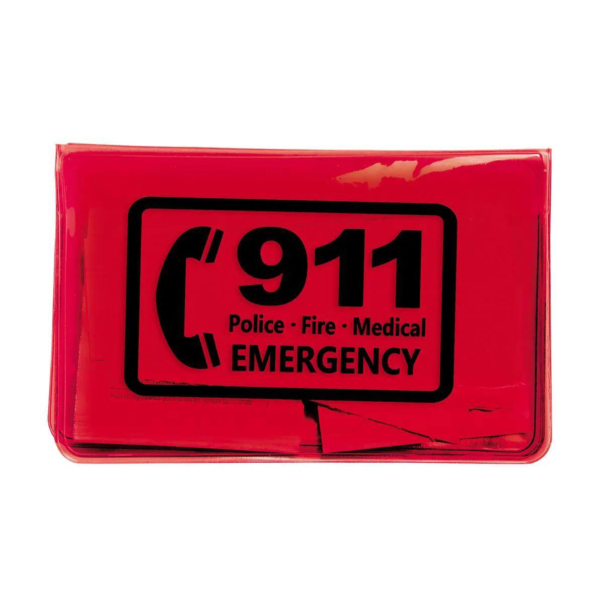 First Aid Kit Economy 7 Piece Vinyl Pouch - 4.5 x 2.9 in - product view 12