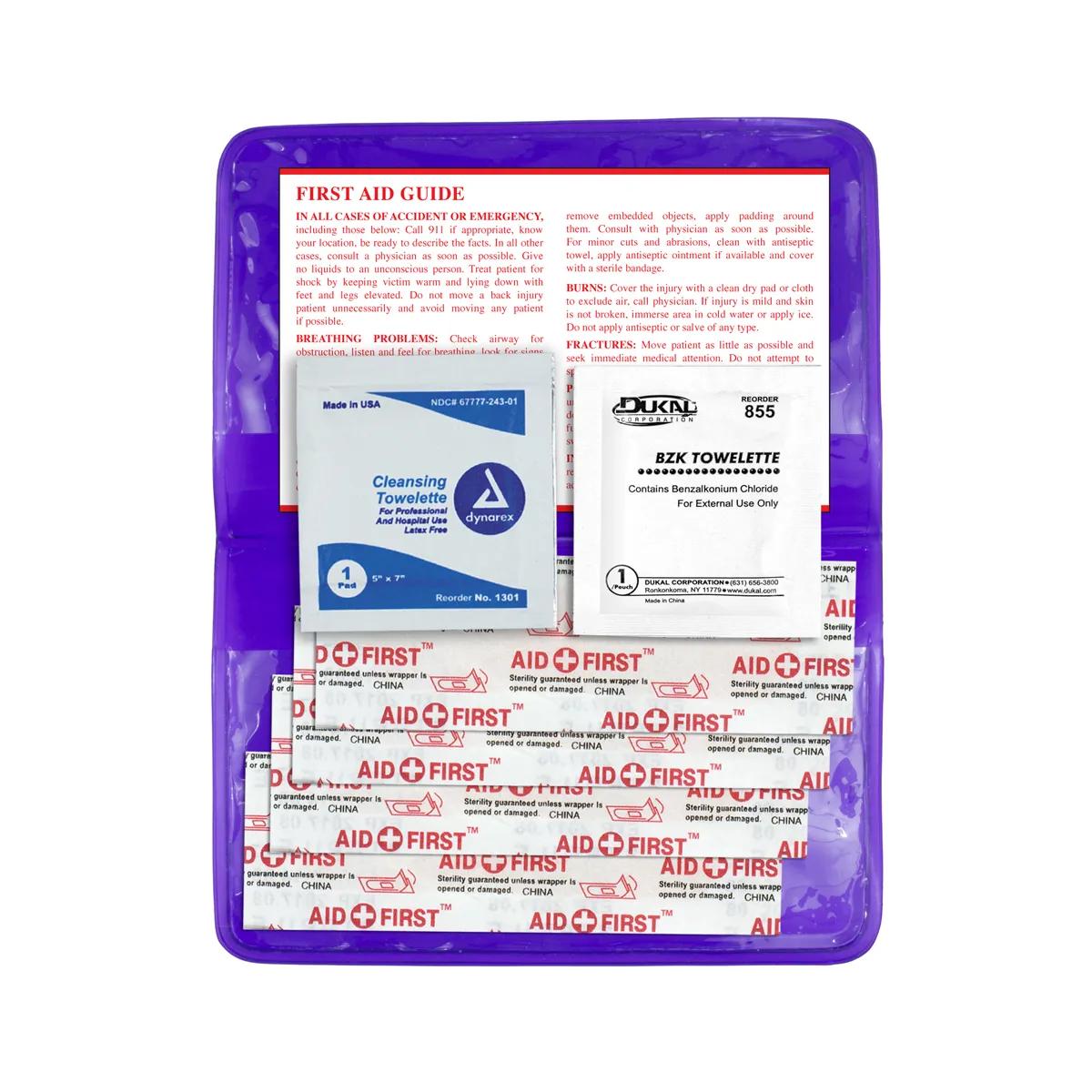 First Aid Kit Economy 7 Piece Vinyl Pouch - 4.5 x 2.9 in - product view 15