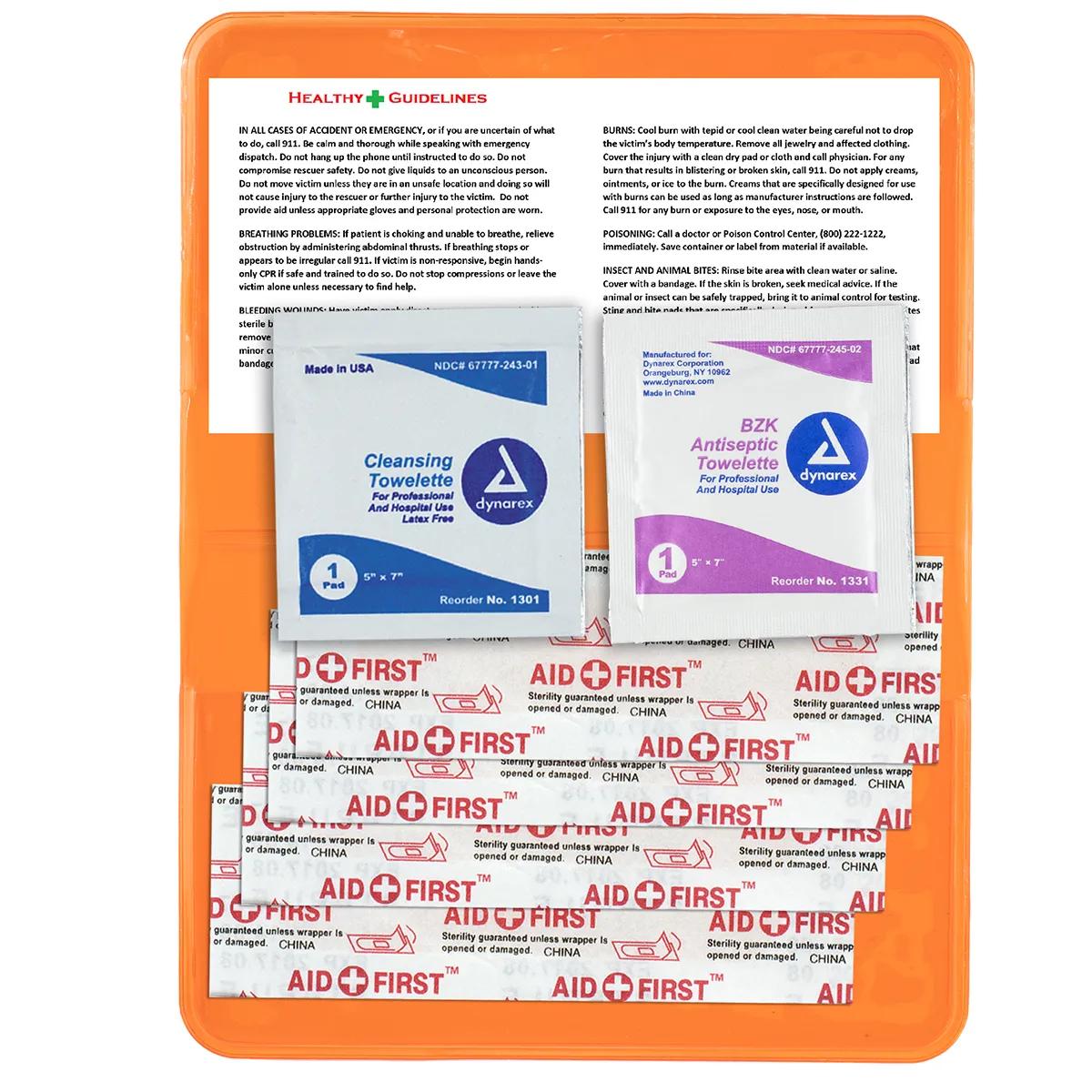 First Aid Kit Economy 7 Piece Vinyl Pouch - 4.5 x 2.9 in - product view 18