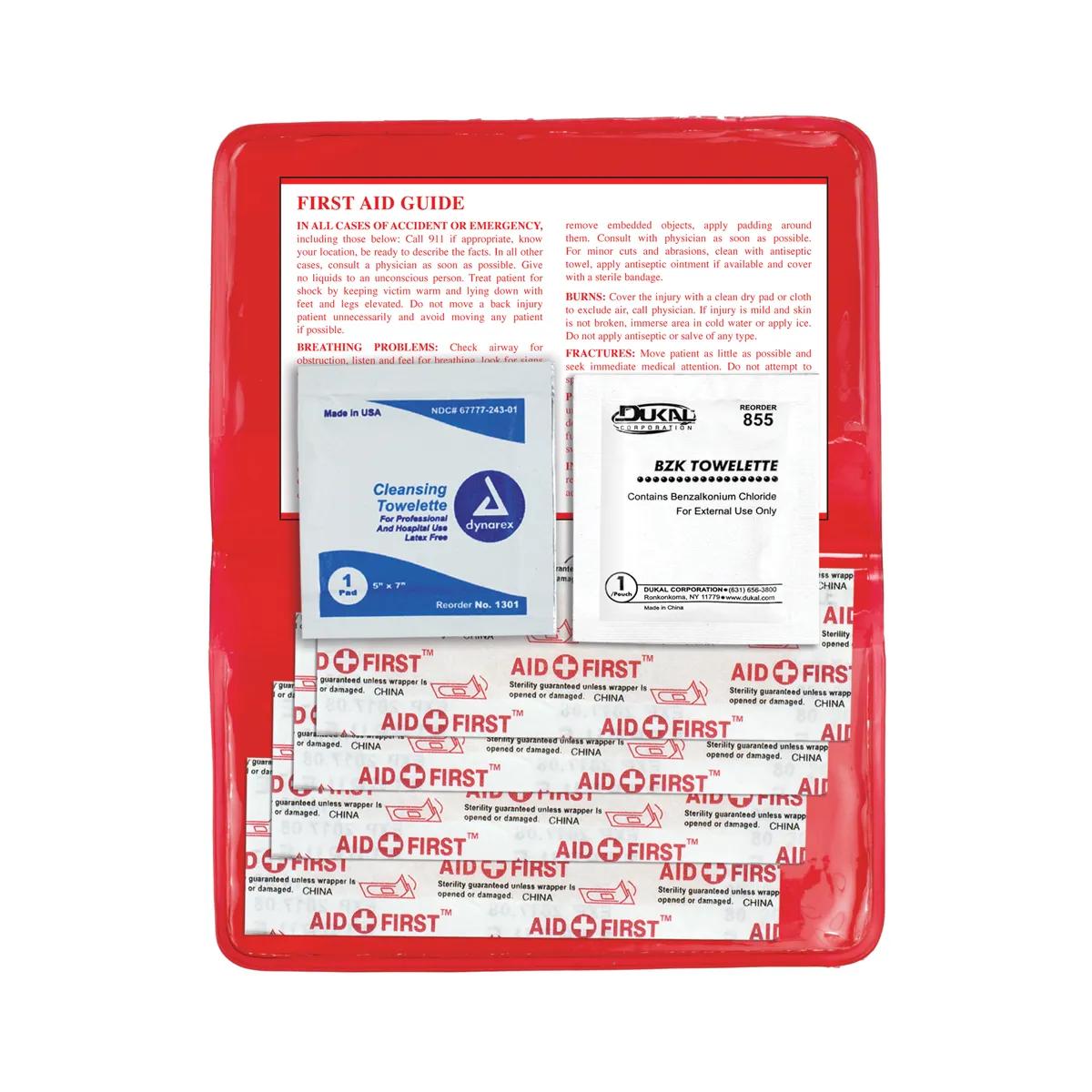 First Aid Kit Economy 7 Piece Vinyl Pouch - 4.5 x 2.9 in - product view 20