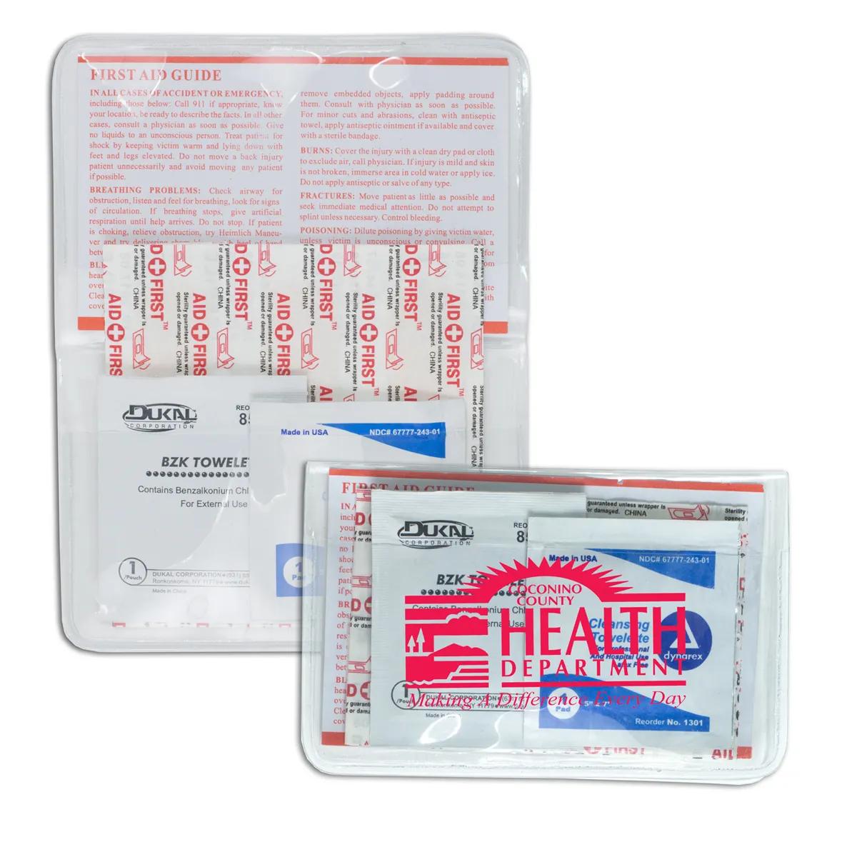 First Aid Kit Economy 7 Piece Vinyl Pouch - 4.5 x 2.9 in - product view 21
