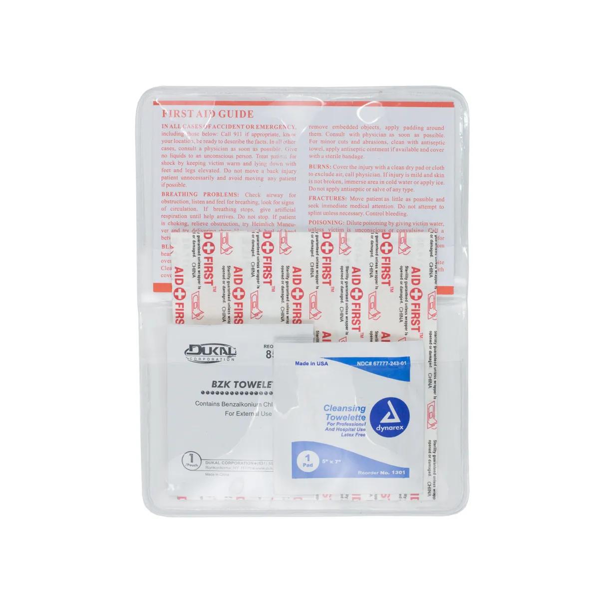 First Aid Kit Economy 7 Piece Vinyl Pouch - 4.5 x 2.9 in - product view 22