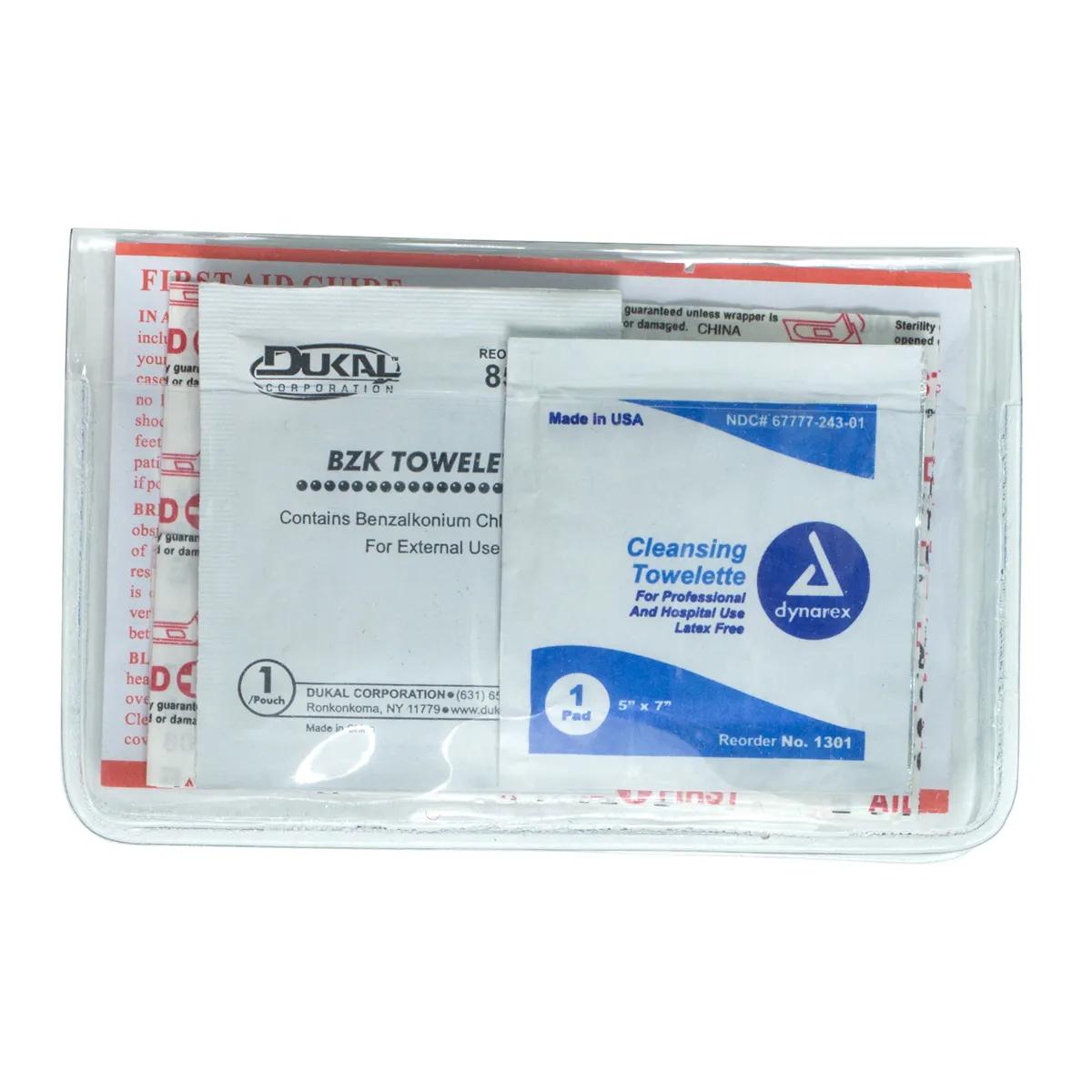 First Aid Kit Economy 7 Piece Vinyl Pouch - 4.5 x 2.9 in - product view 28