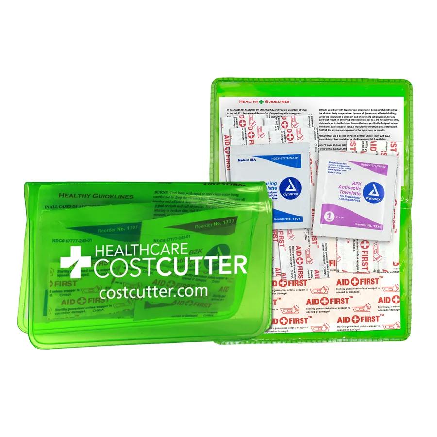 First Aid Kit Economy 10 Piece Vinyl Pouch - 4.5 x 2.9 in - product view 4