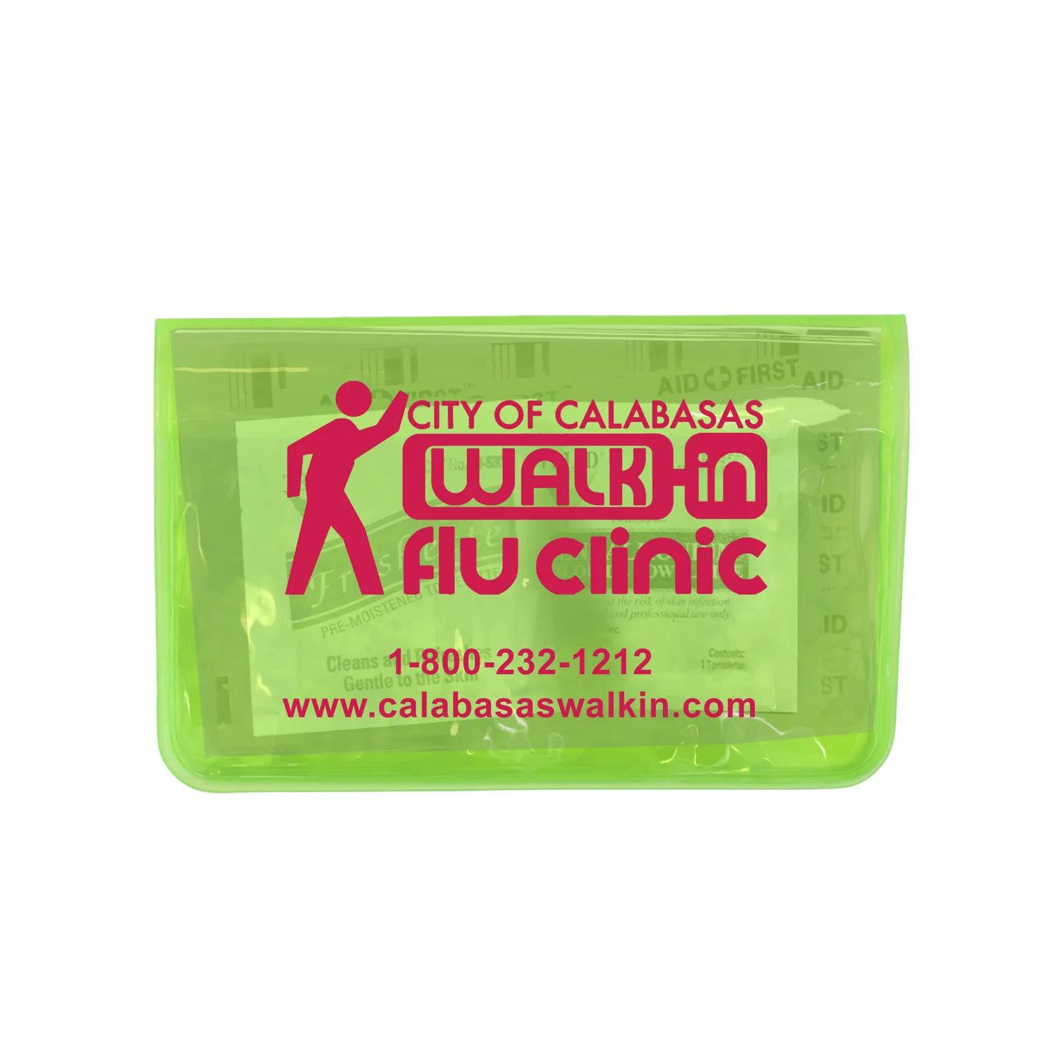 First Aid Kit Economy 10 Piece Vinyl Pouch - 4.5 x 2.9 in - product view 8