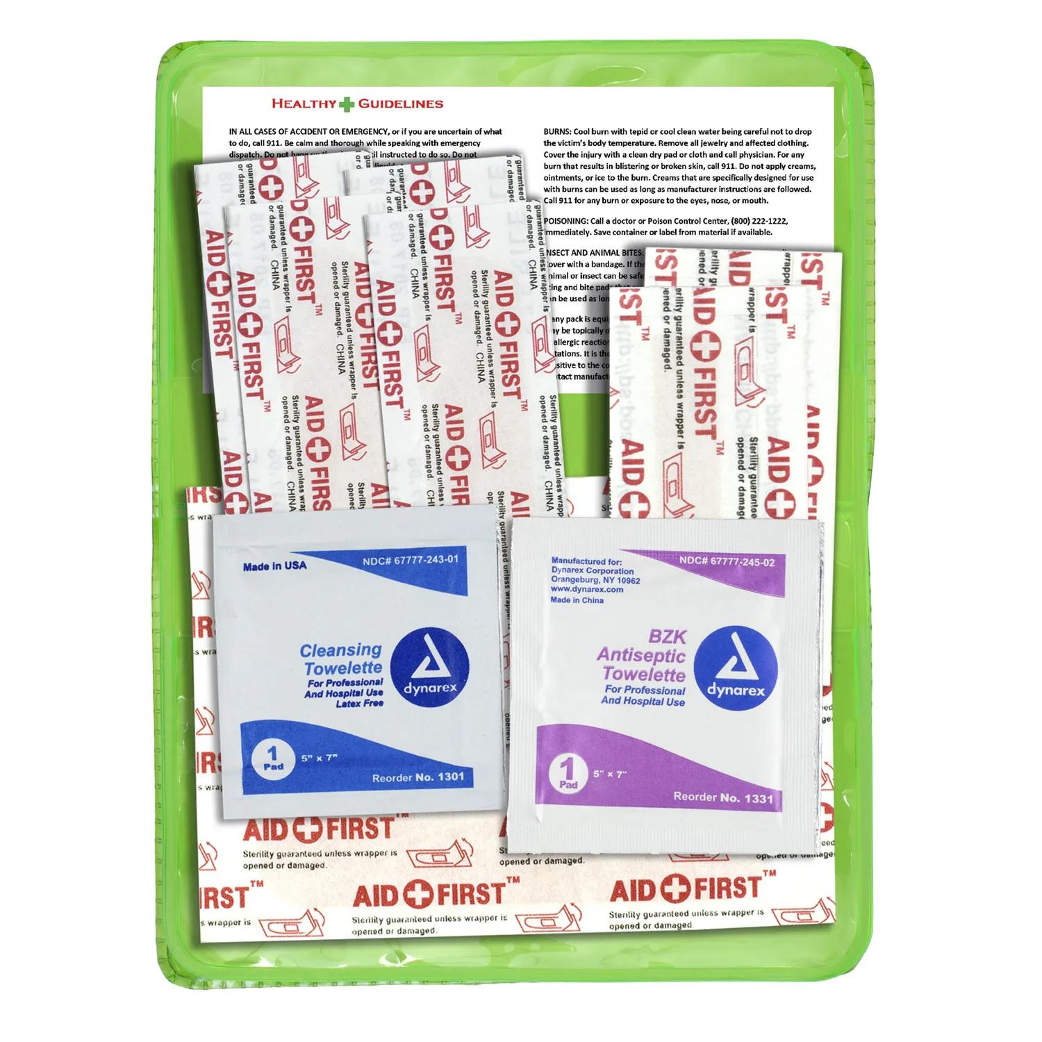 First Aid Kit Economy 10 Piece Vinyl Pouch - 4.5 x 2.9 in - product view 16