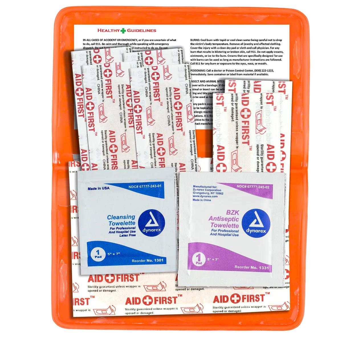 First Aid Kit Economy 10 Piece Vinyl Pouch - 4.5 x 2.9 in - product view 17