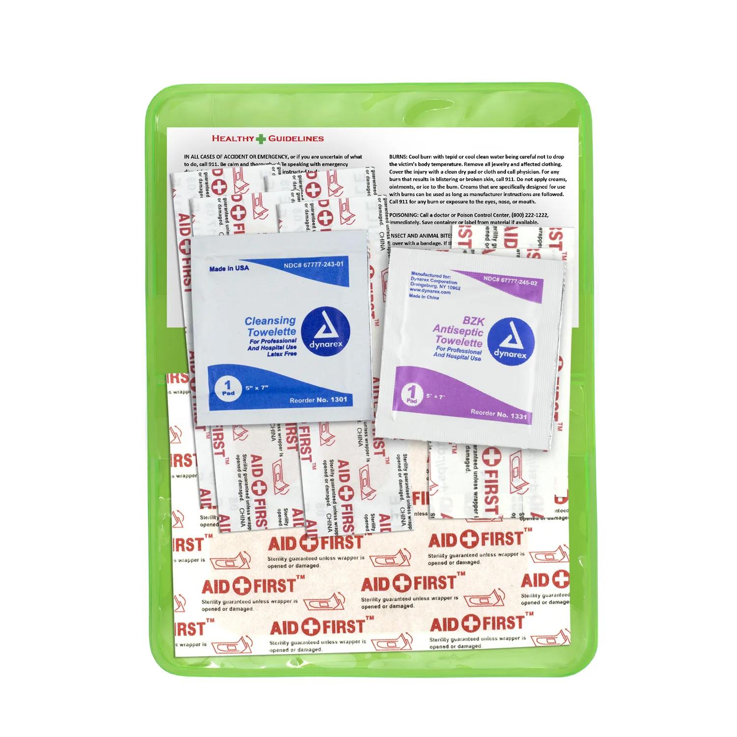 First Aid Kit Economy 10 Piece Vinyl Pouch - 4.5 x 2.9 in - product view 25