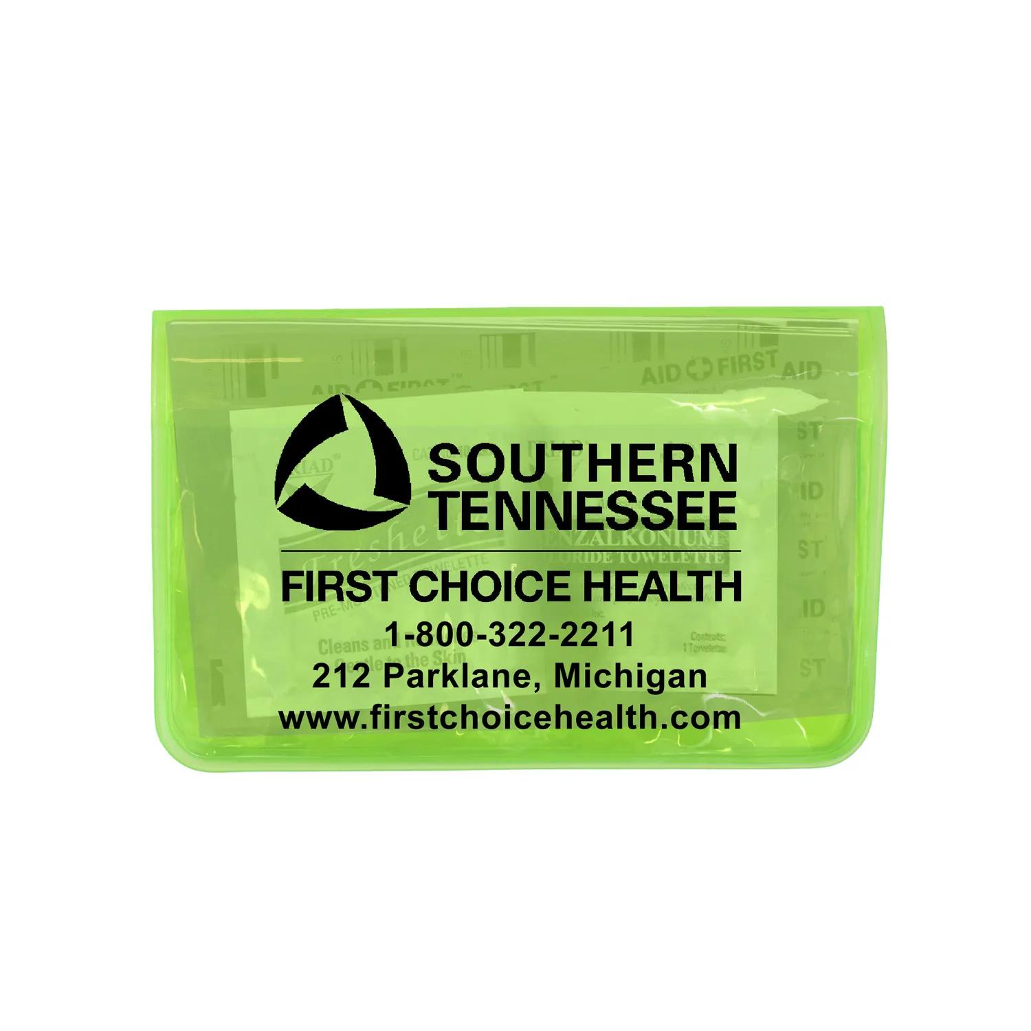 First Aid Kit Economy 10 Piece Vinyl Pouch - 4.5 x 2.9 in - product view 33