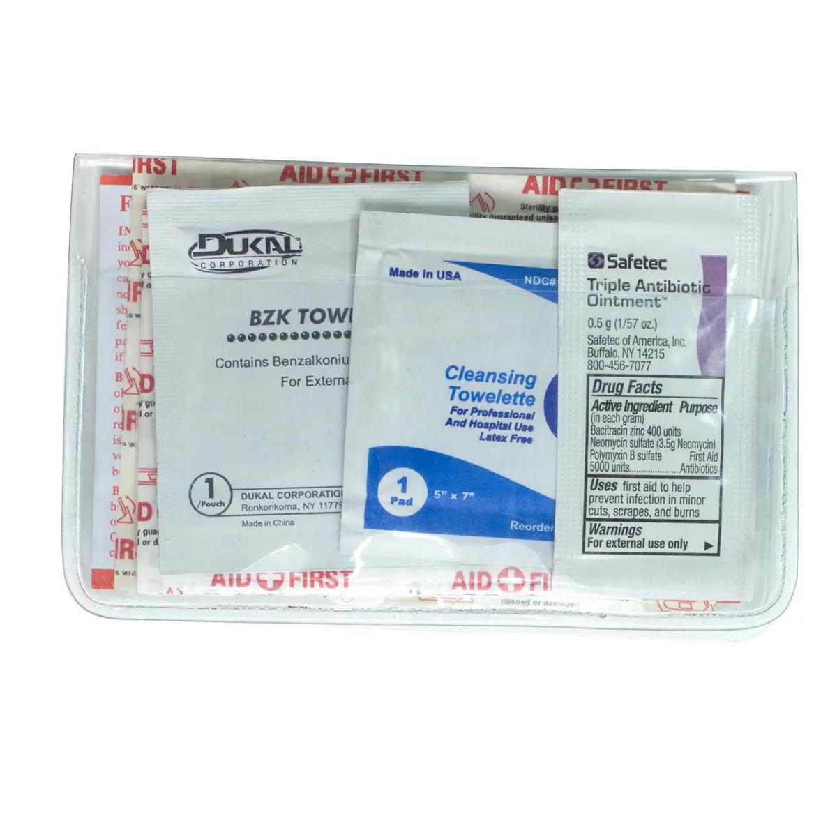 First Aid Kit Economy 15 Piece XL Vinyl Pouch - 4.5 x 2.9 in - product view 20