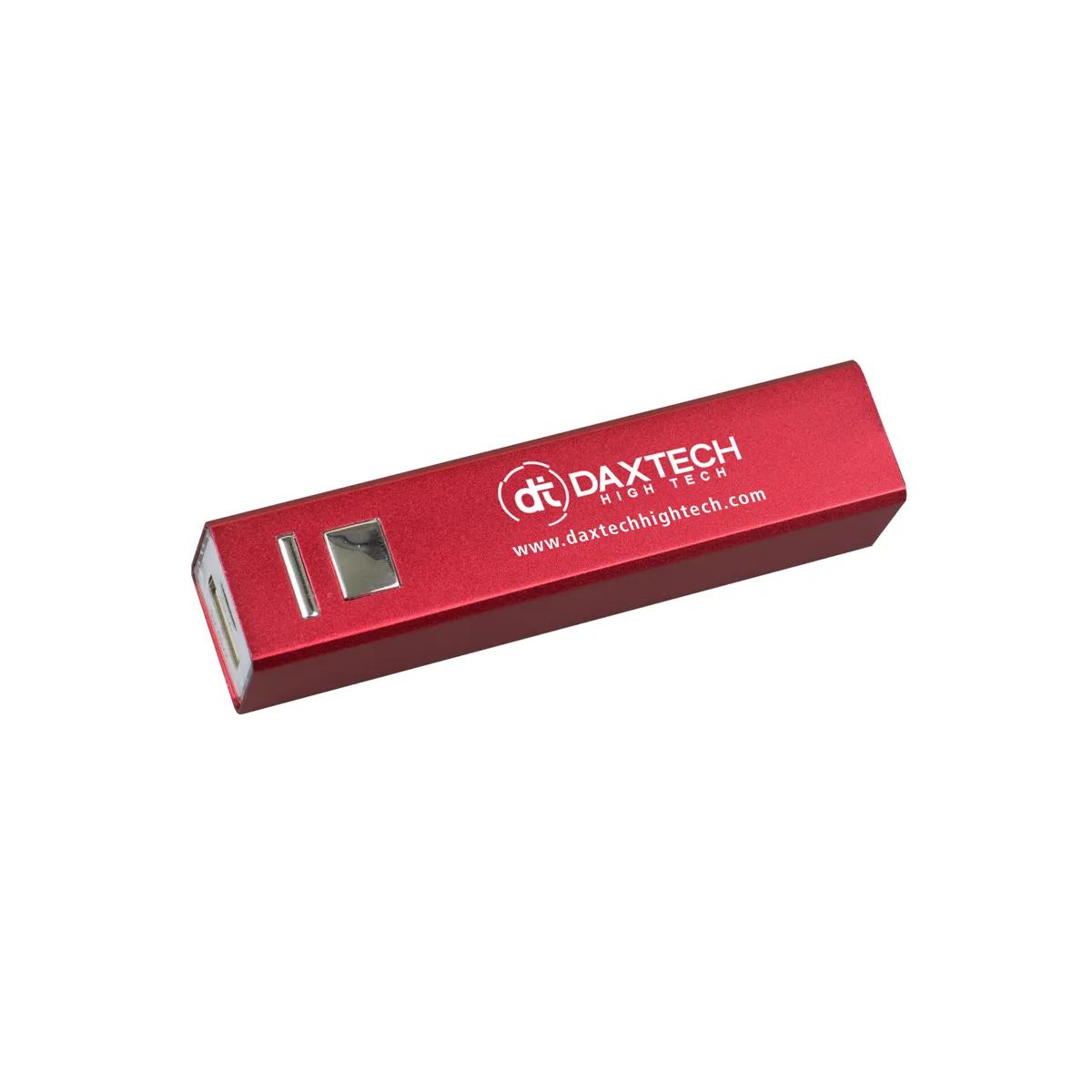 Aluminum Power Bank 2200 mAh UL Listed Laser Engrave - 3.7 in - product view 8