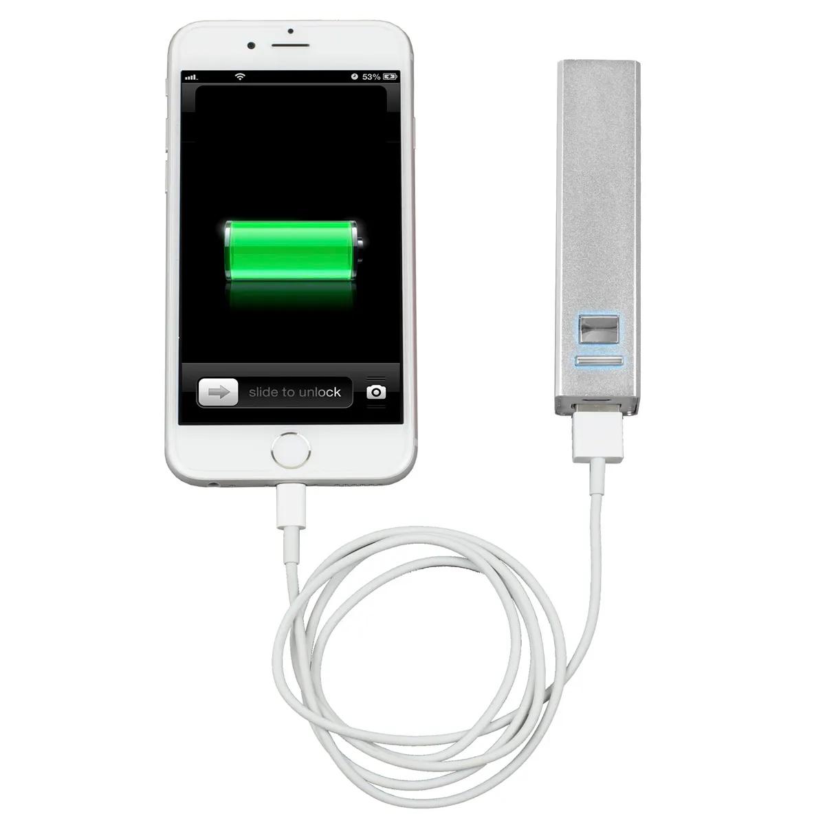 Aluminum Power Bank 2200 mAh UL Listed Laser Engrave - 3.7 in - product view 35
