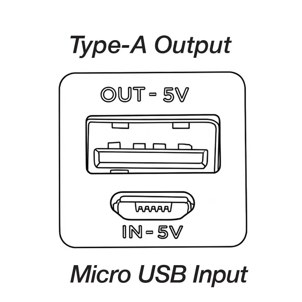 Power Bank 2200 mAh UL Listed Plastic Portable - 3.75 x 1 in - product view 23