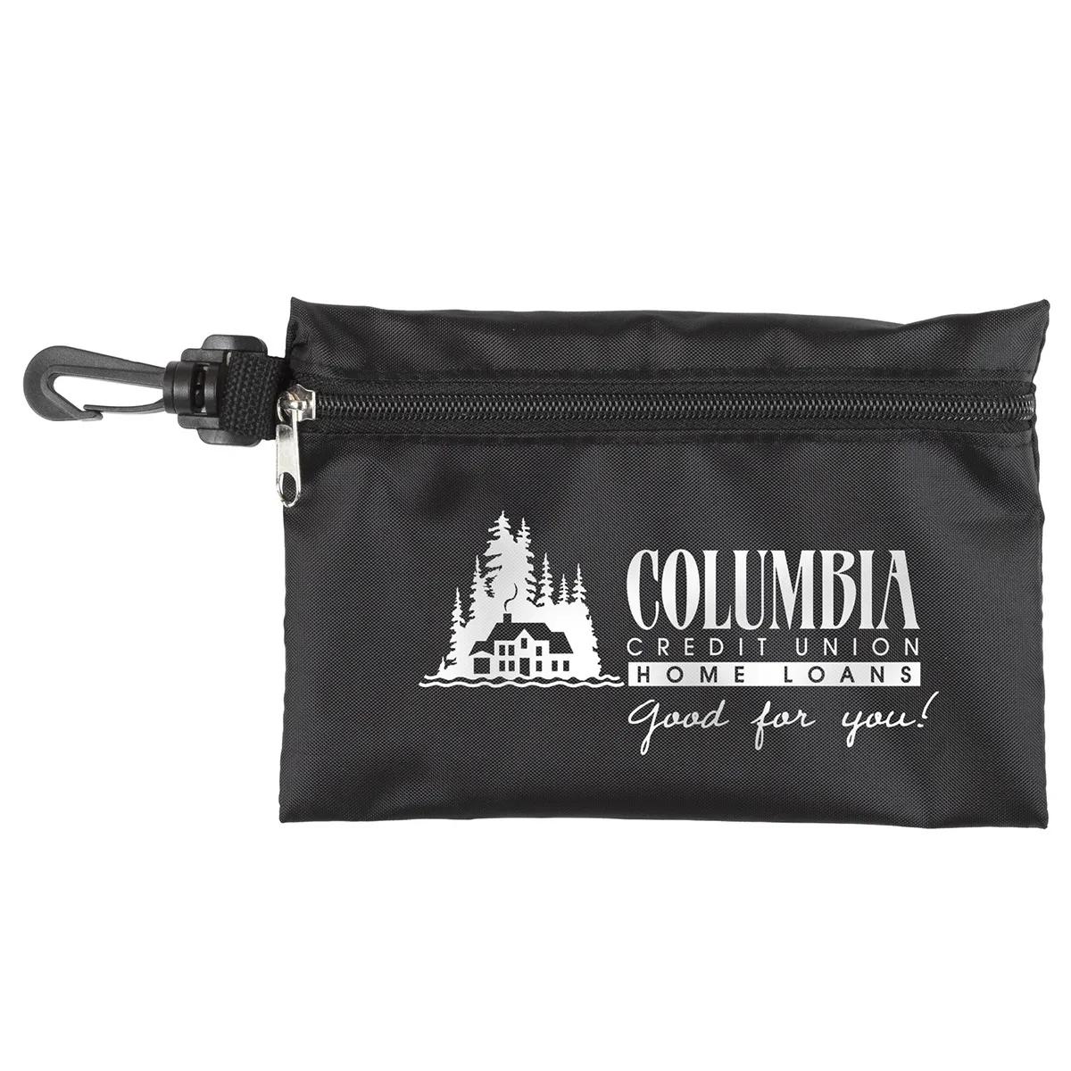 First Aid Kit Protection Pack Carabiner Zipper - 7.5 x 5 in (12 Pack) - product view 2