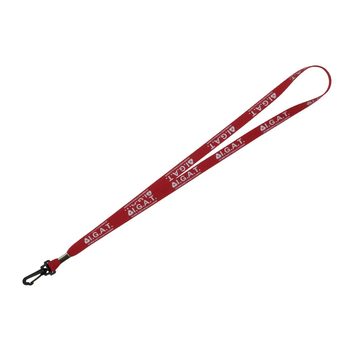 Custom Lanyards Silkscreen Import Air Ship Polyester - 18 x 0.5 in - product view 11