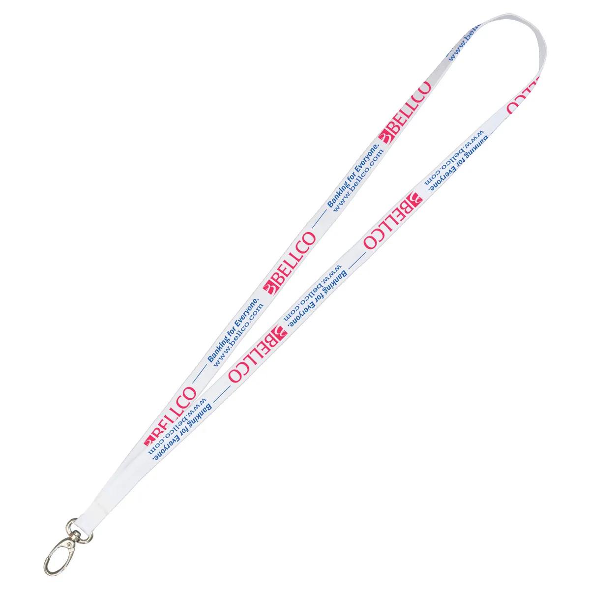 Custom Lanyards Silkscreen Import Air Ship Polyester - 18 x 0.5 in - product view 13