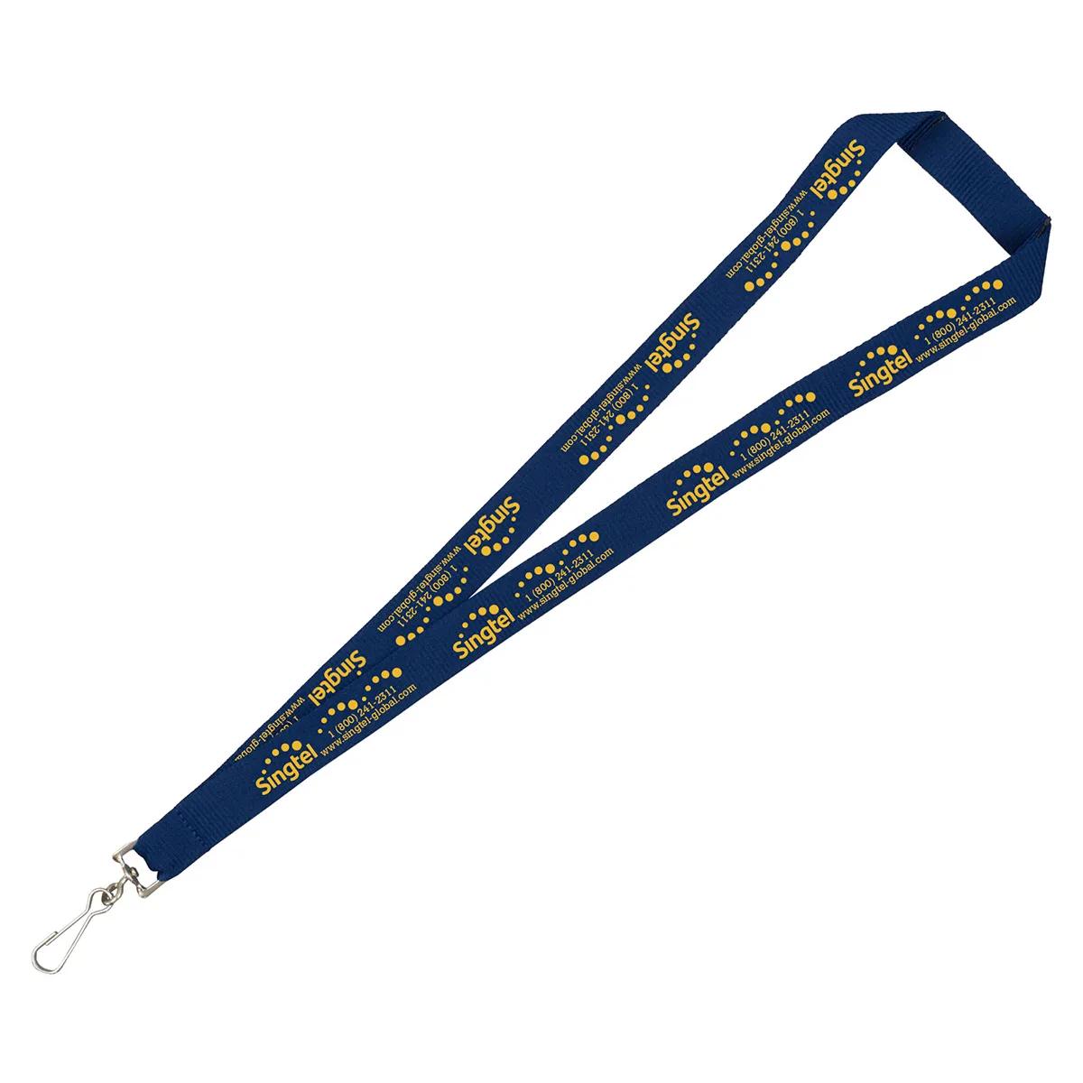 Custom Lanyards Silkscreen Import Medium Polyester - 18 x 0.75 in - product view 14