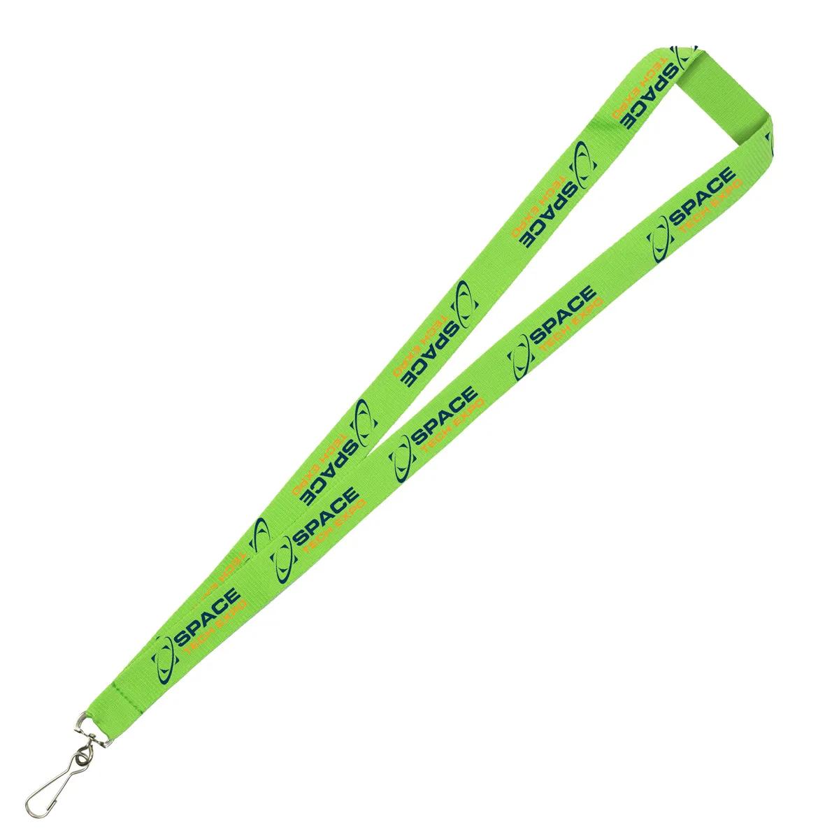 Custom Lanyards Recycled RPET Silkscreen Import - 18 x 0.75 in - product view 7
