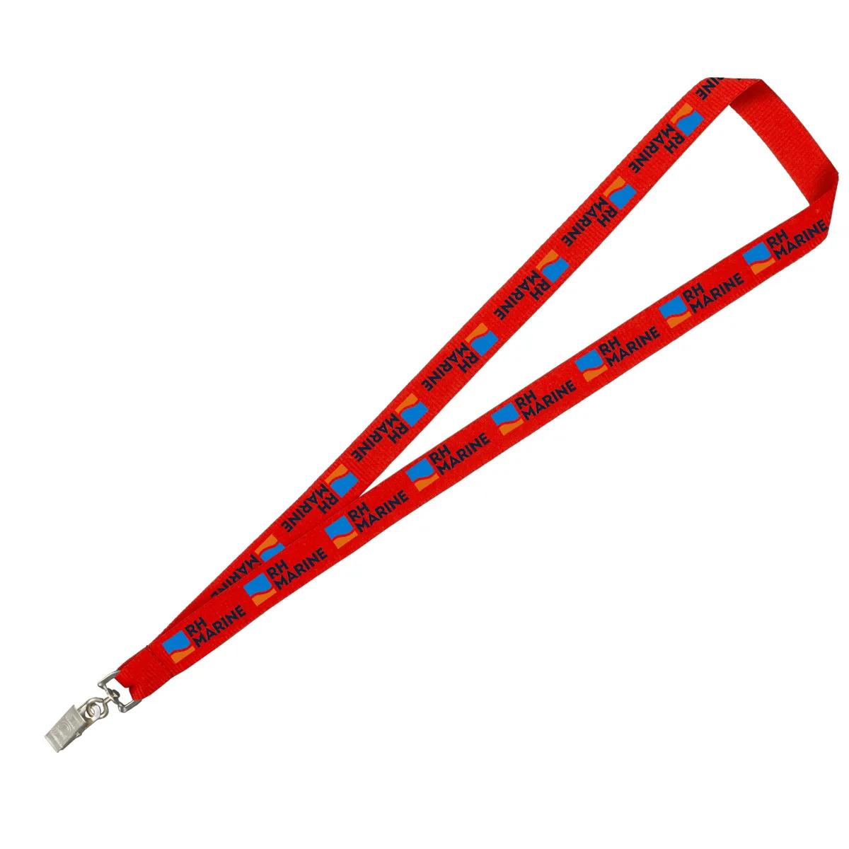 Custom Lanyards Recycled RPET Silkscreen Import - 18 x 0.75 in - product view 10