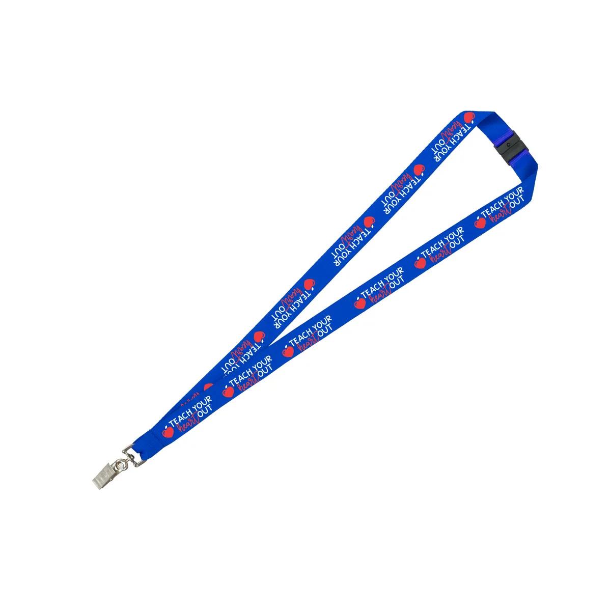 Custom Lanyards Recycled RPET Silkscreen Import - 18 x 0.75 in - product view 12